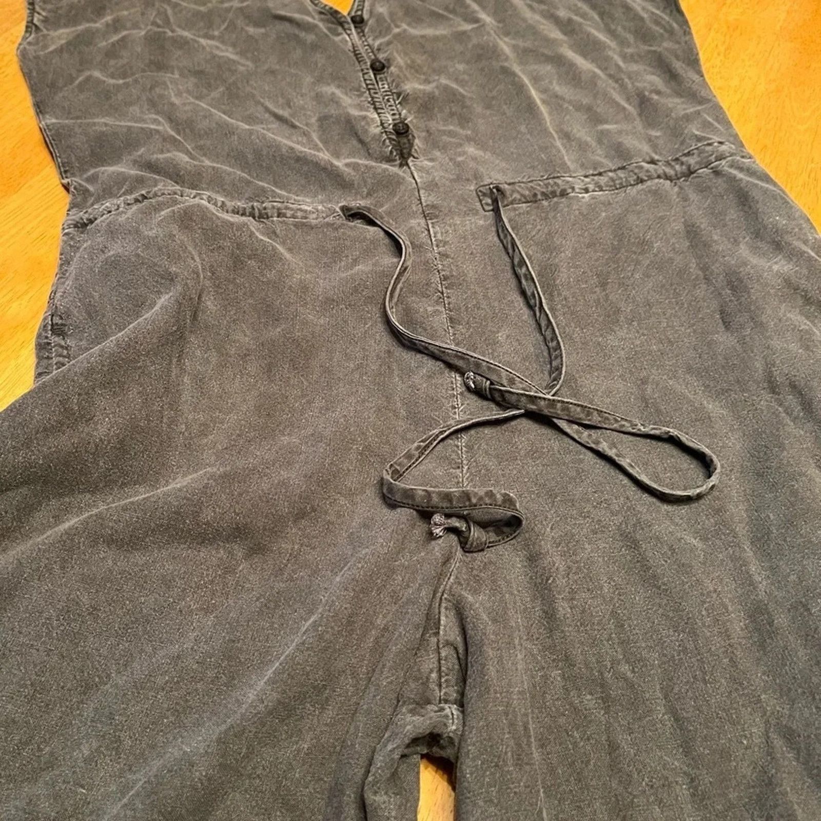 The Unbranded Brand Cloth & Stone 100% Tencel wide leg jumper, size XS Size 26" / US 2 / IT 38 - 2 Thumbnail
