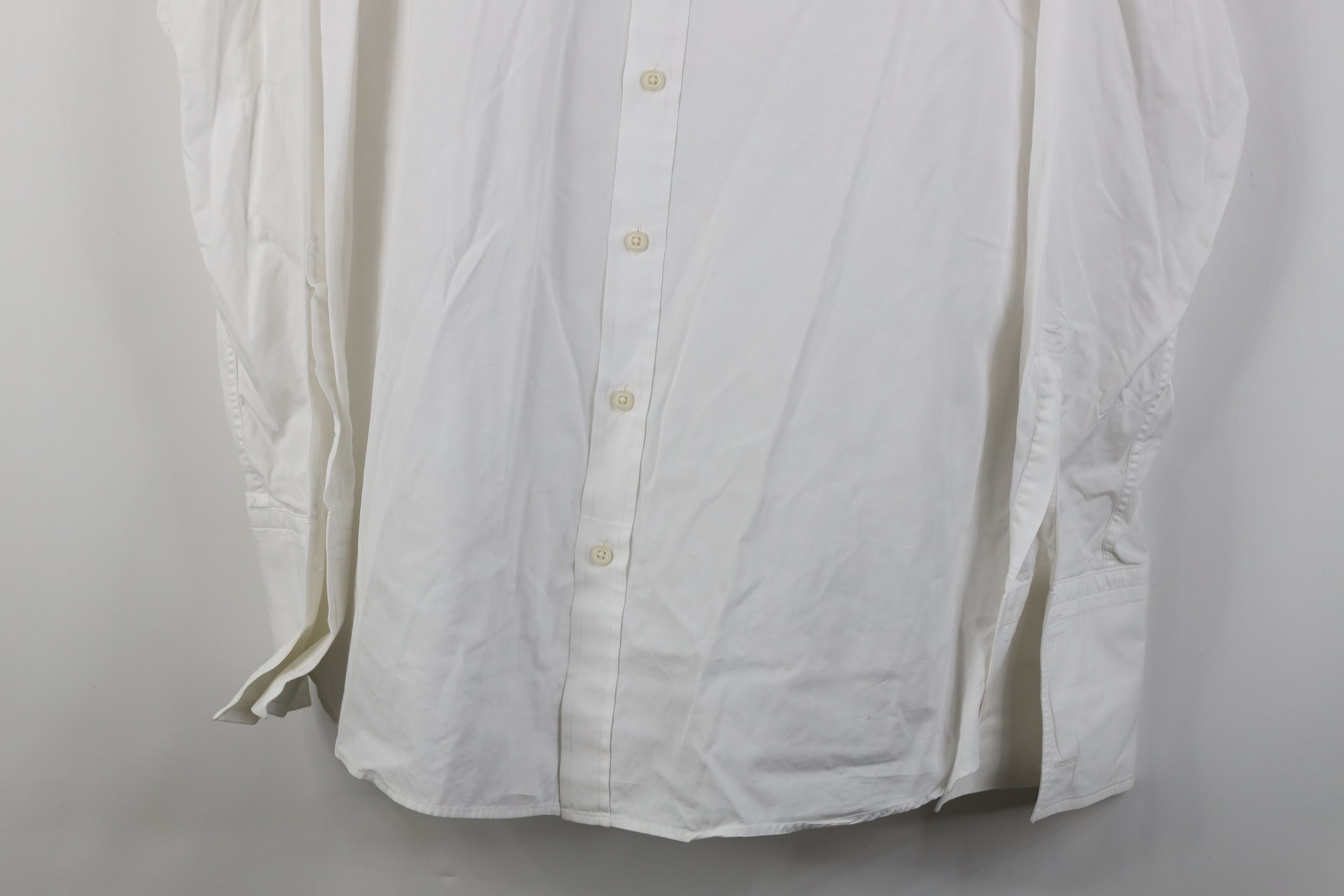 Vintage Charles Tyrwhitt Fit French Cuff Collared Dress Shirt White Size US M / EU 48-50 / 2 - 3 Thumbnail
