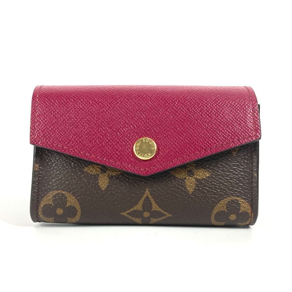Louis Vuitton M61273 Monogram Multicultural Sala Card Case Holder For A Season Ticket Coin Purse Canvas Women Fuchsia Purple in Brown