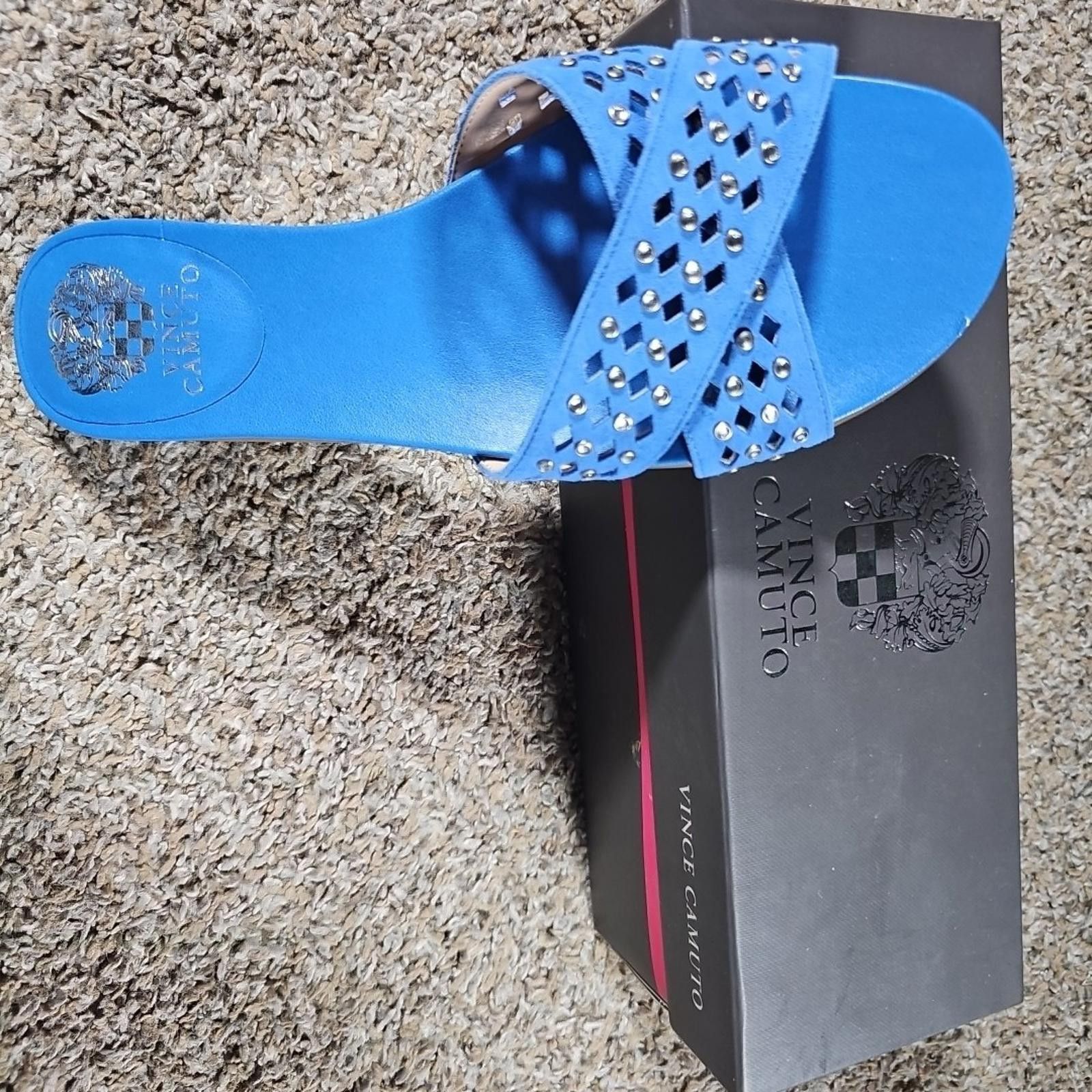 Vince Camuto vince camuto vc-endana Poolside Blue sandals 8.5M NIB NWD Size US 8.5 / IT 38.5 - 1 Thumbnail