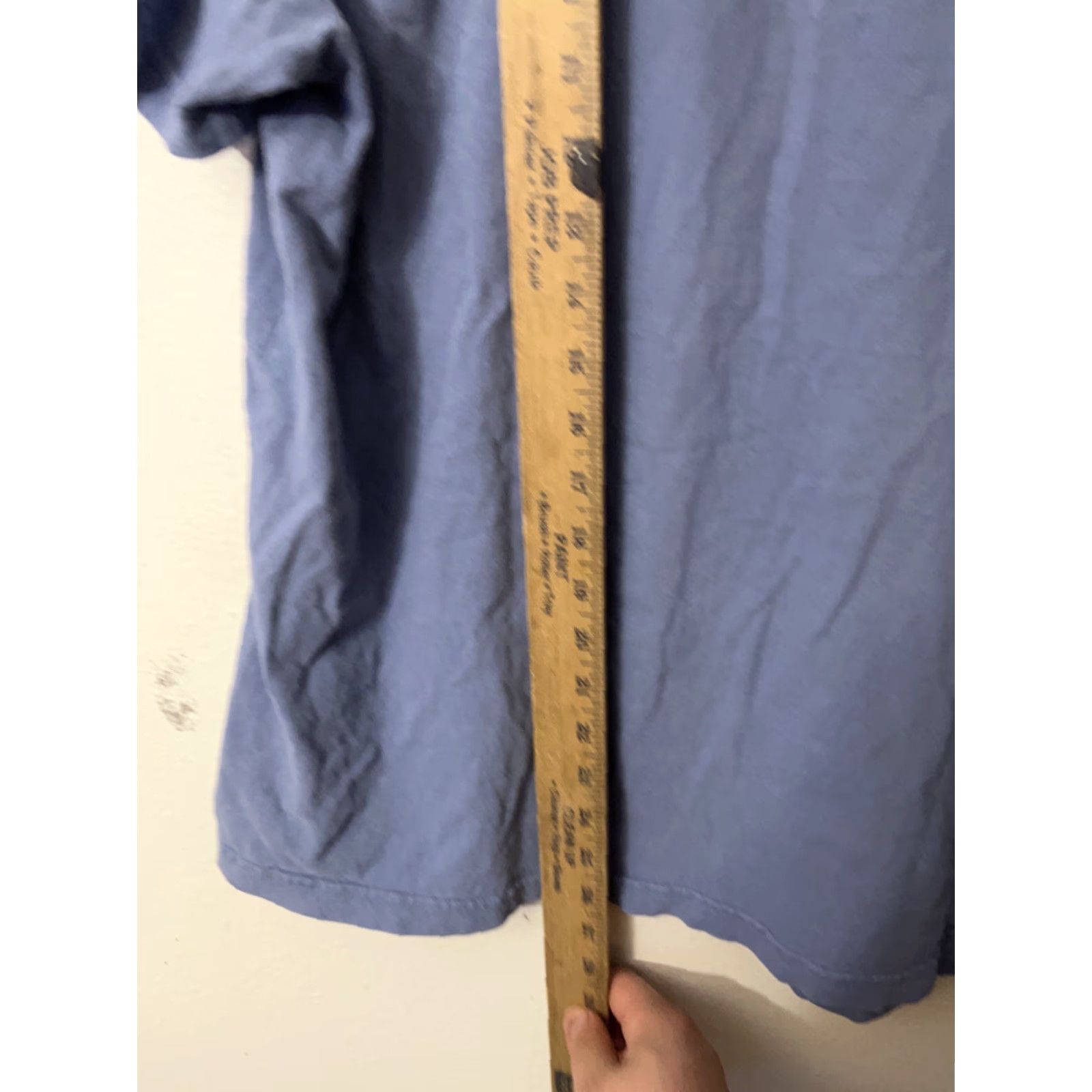 American Eagle Outfitters VINTAGE American Eagle Outfitters Mens T-Shirt Short Sleeve Crew Neck Blue M Graphic Flag Slimming Print 90s Mens Size US M / EU 48-50 / 2 - 4 Thumbnail