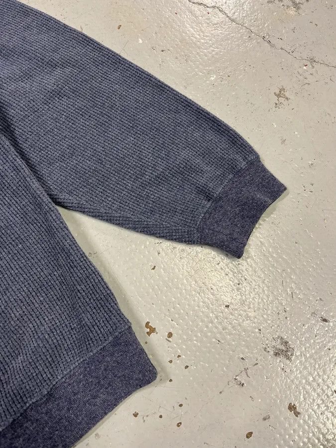 Giorgio Armani 1990s Giorgio Armani High Neck Blue Wool Sweater Size US L / EU 52-54 / 3 - 5 Thumbnail
