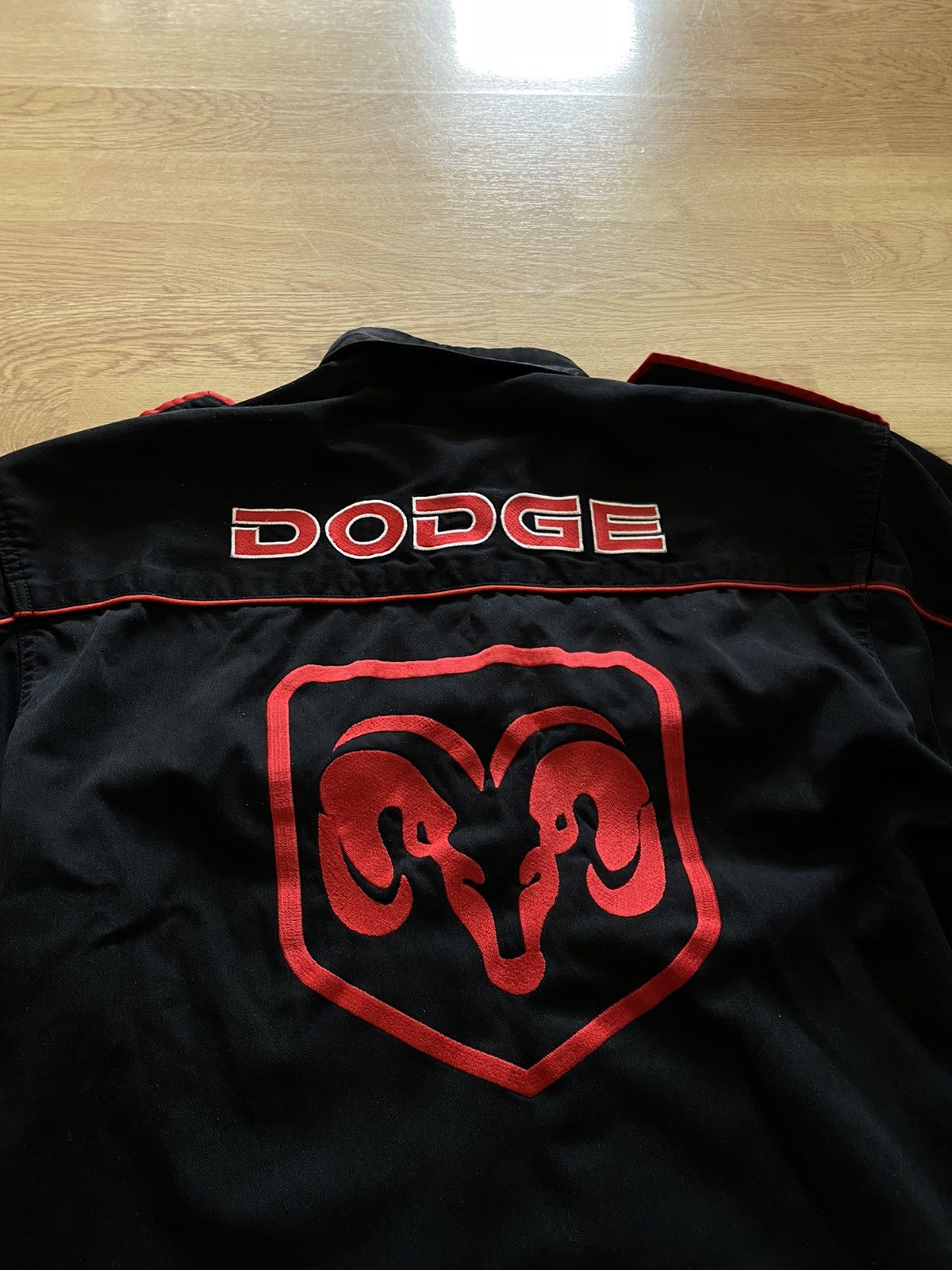 Vintage VINTAGE 90's DODGE RACING HEAVY SHIRT Size US L / EU 52-54 / 3 - 2 Thumbnail