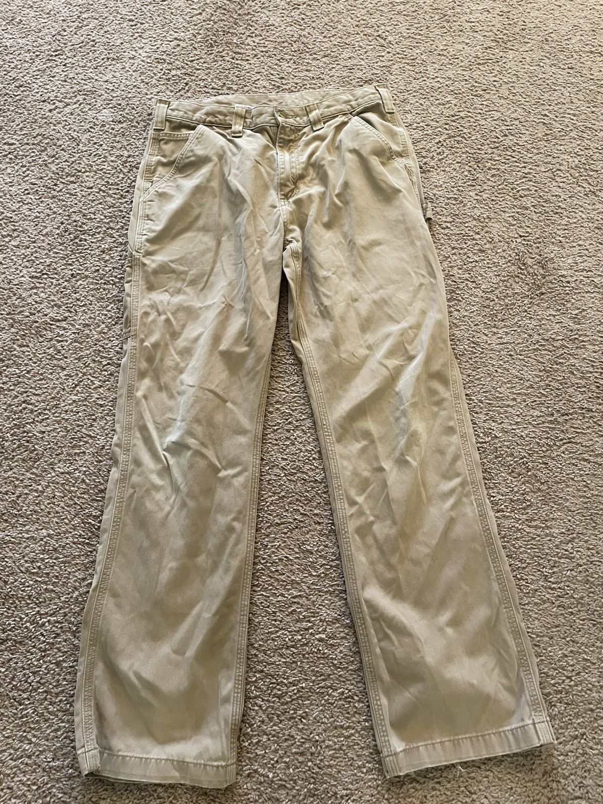 Carhartt × Vintage Carhartt Tan Cargo Pants Size US 34 / EU 50 - 2 Thumbnail