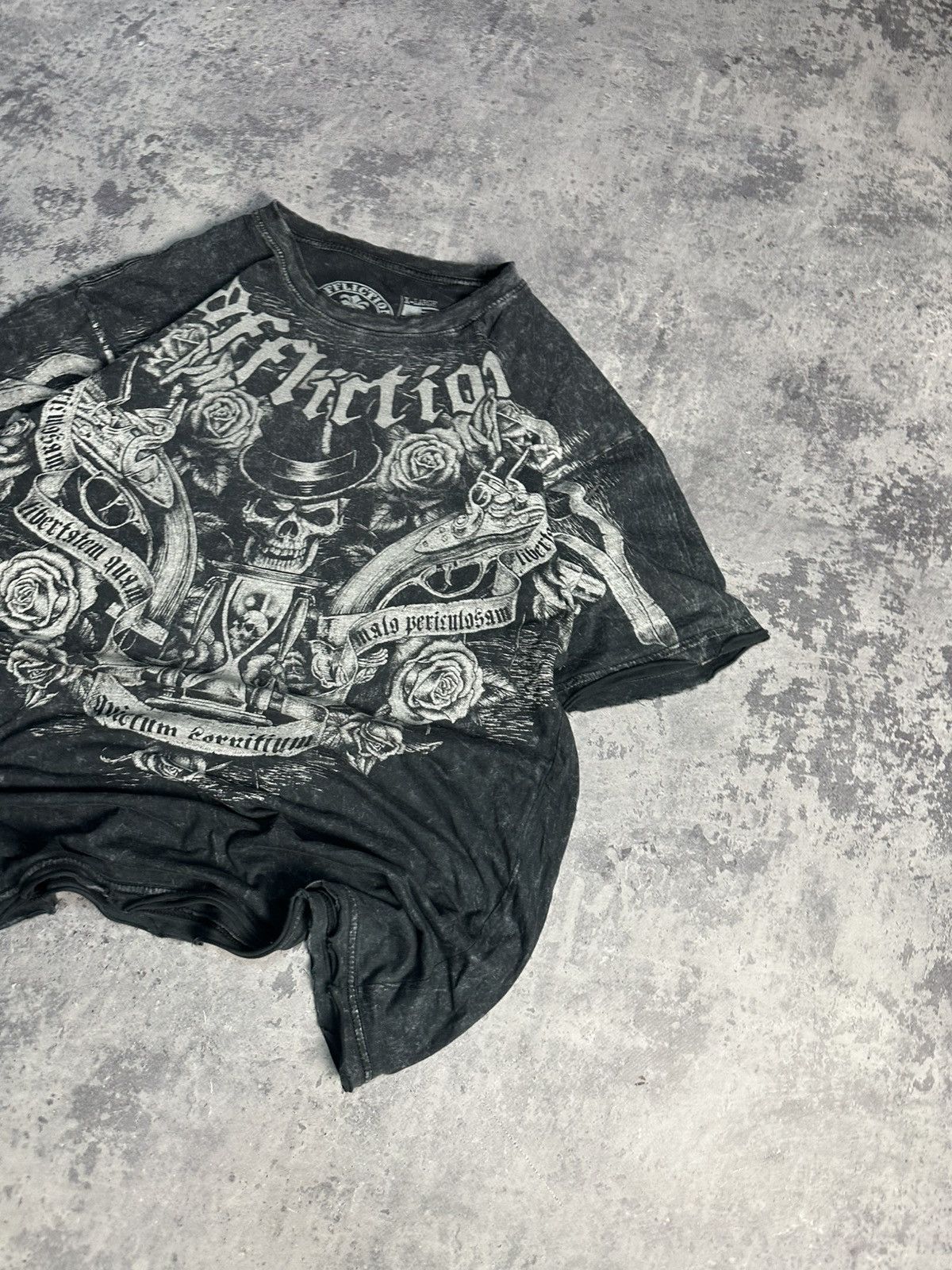 Affliction Crazy Affliction Skeleton vintage t-shirts size M Size US M / EU 48-50 / 2 - 3 Thumbnail