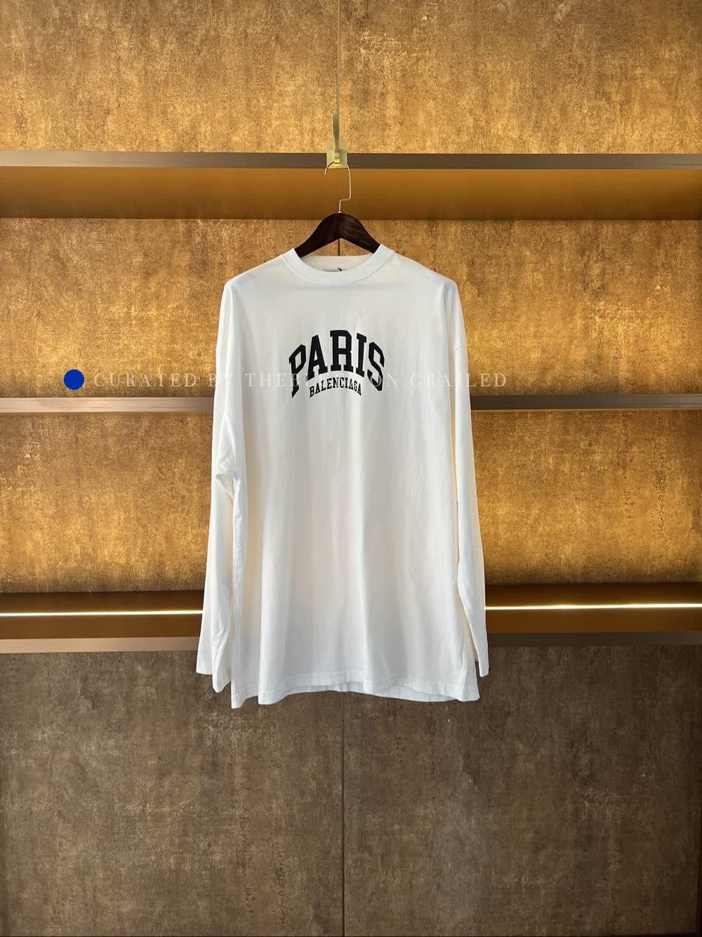 Balenciaga Balenciaga Paris Liberty hybrid T-shirt/Flannel RUNWAY