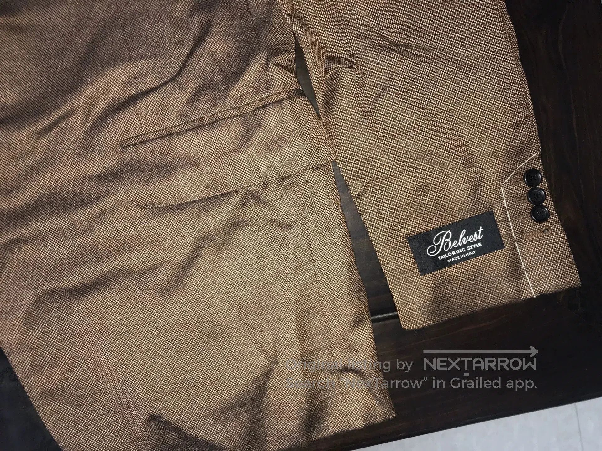 Ermenegildo Zegna Handmade Cashmere Suit by Belvest. Size US L / EU 52-54 / 3 - 5 Thumbnail