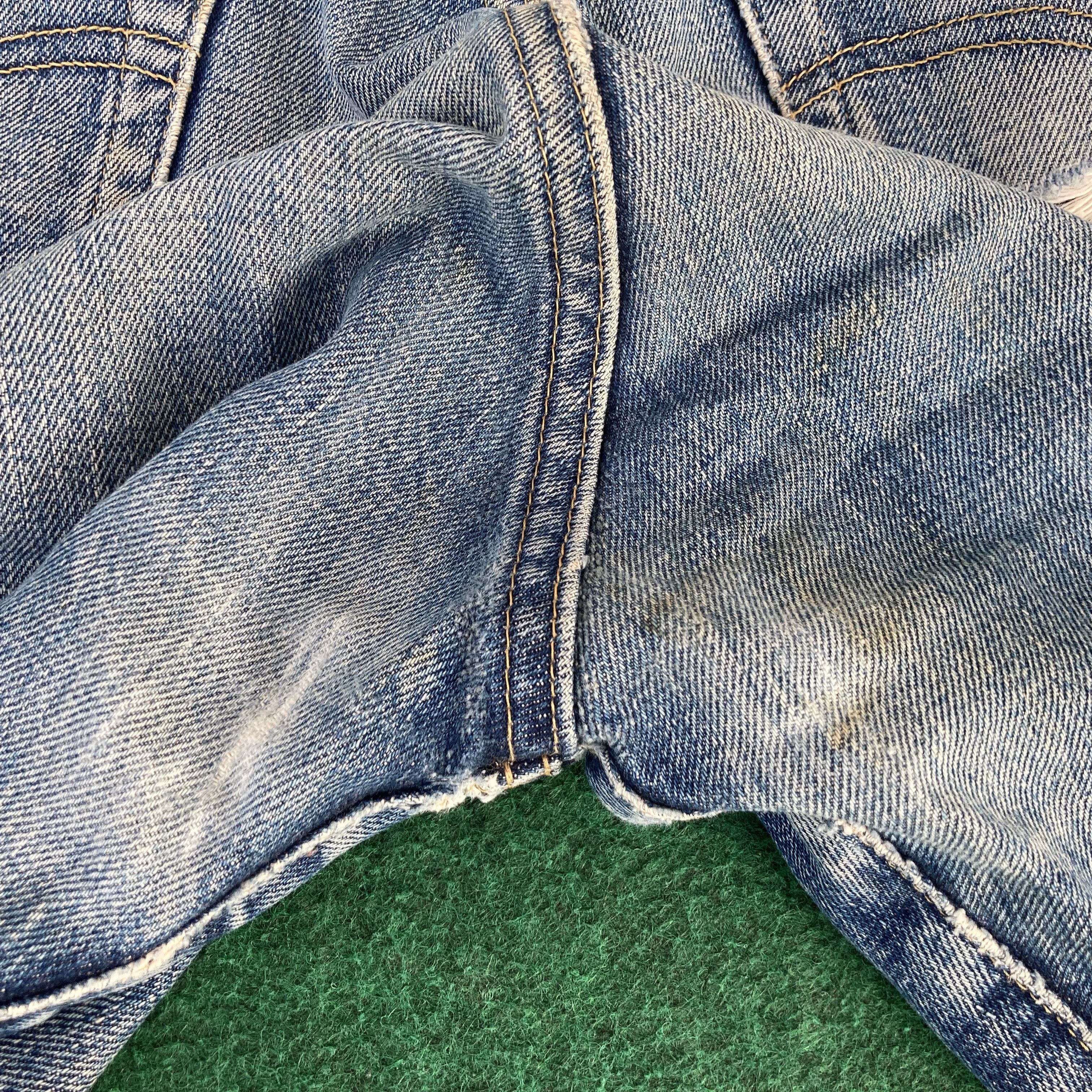 Levi's Vtg Levis 702 Big E Short Pants Redline Selvedge Jorts Jeans Size US 31 - 13 Thumbnail