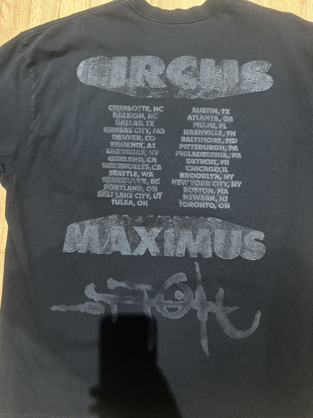Vintage Travis Scott Circus Maximus Tour Shirt Size US XXL / EU 58 / 5 - 4 Thumbnail