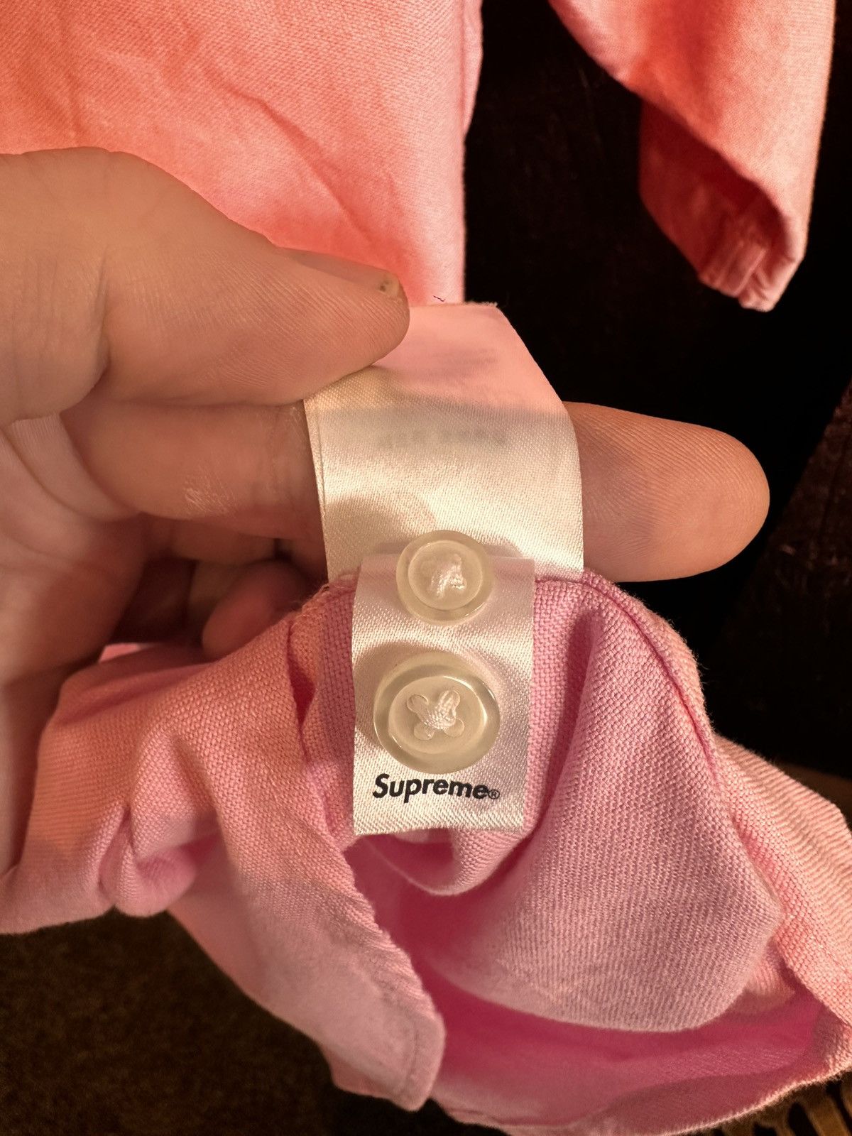 Supreme Supreme Loose Fit S/S Oxford Shirt pink Size US XL / EU 56 / 4 - 12 Thumbnail