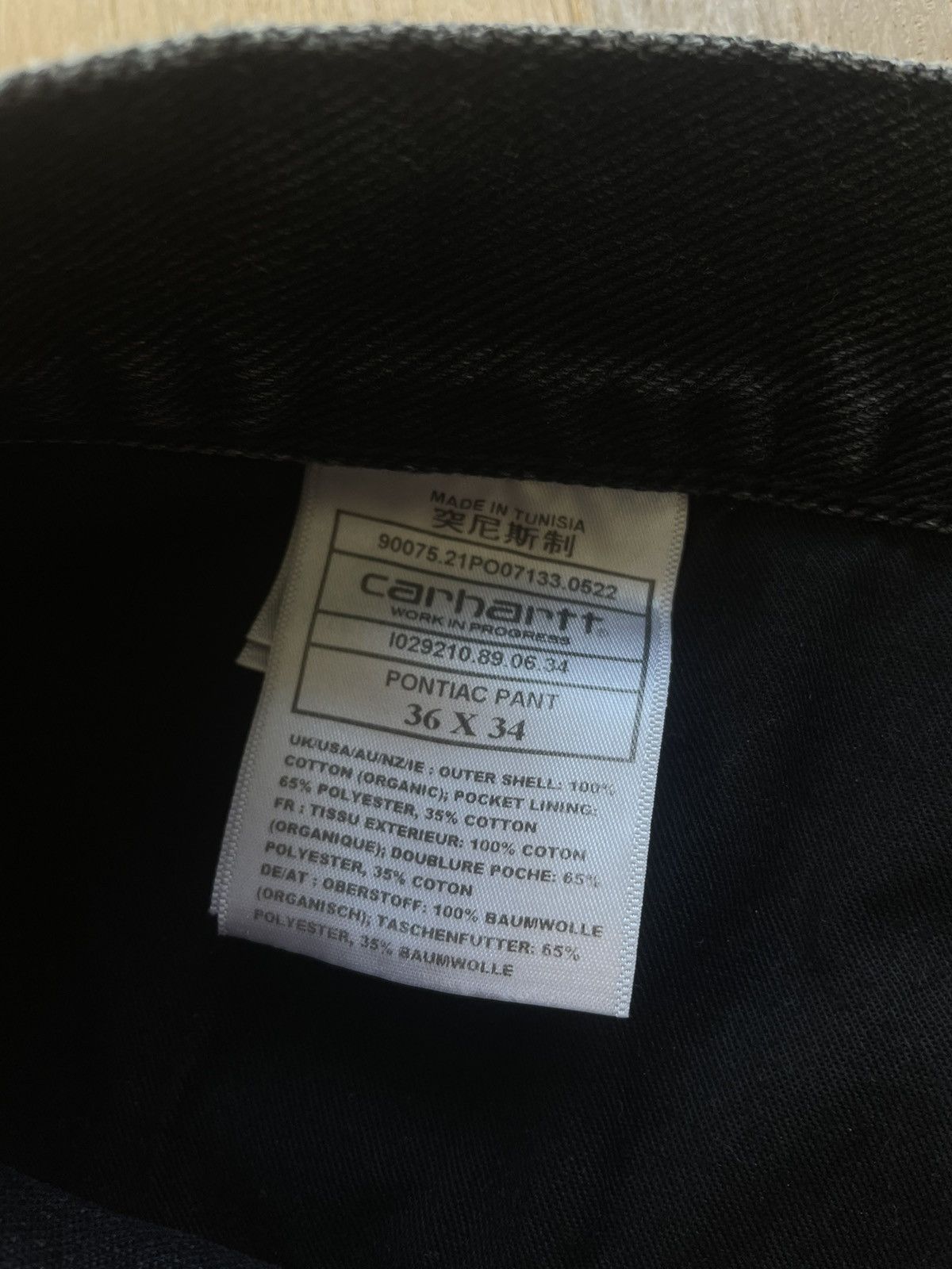 Carhartt Wip Carharrt WIP Pontiac Pant Denim Jeans Size US 36 / EU 52 - 6 Thumbnail
