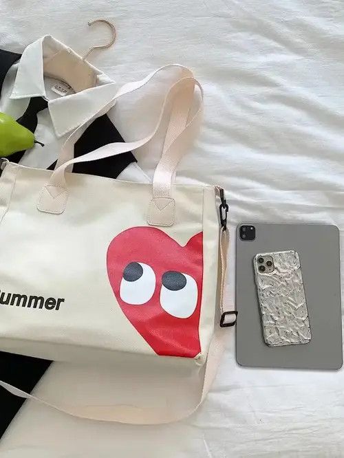 Japanese Brand Bag TOTE BAG VINTAGE GRAPHIC SHOULDER BAG Size ONE SIZE - 4 Thumbnail