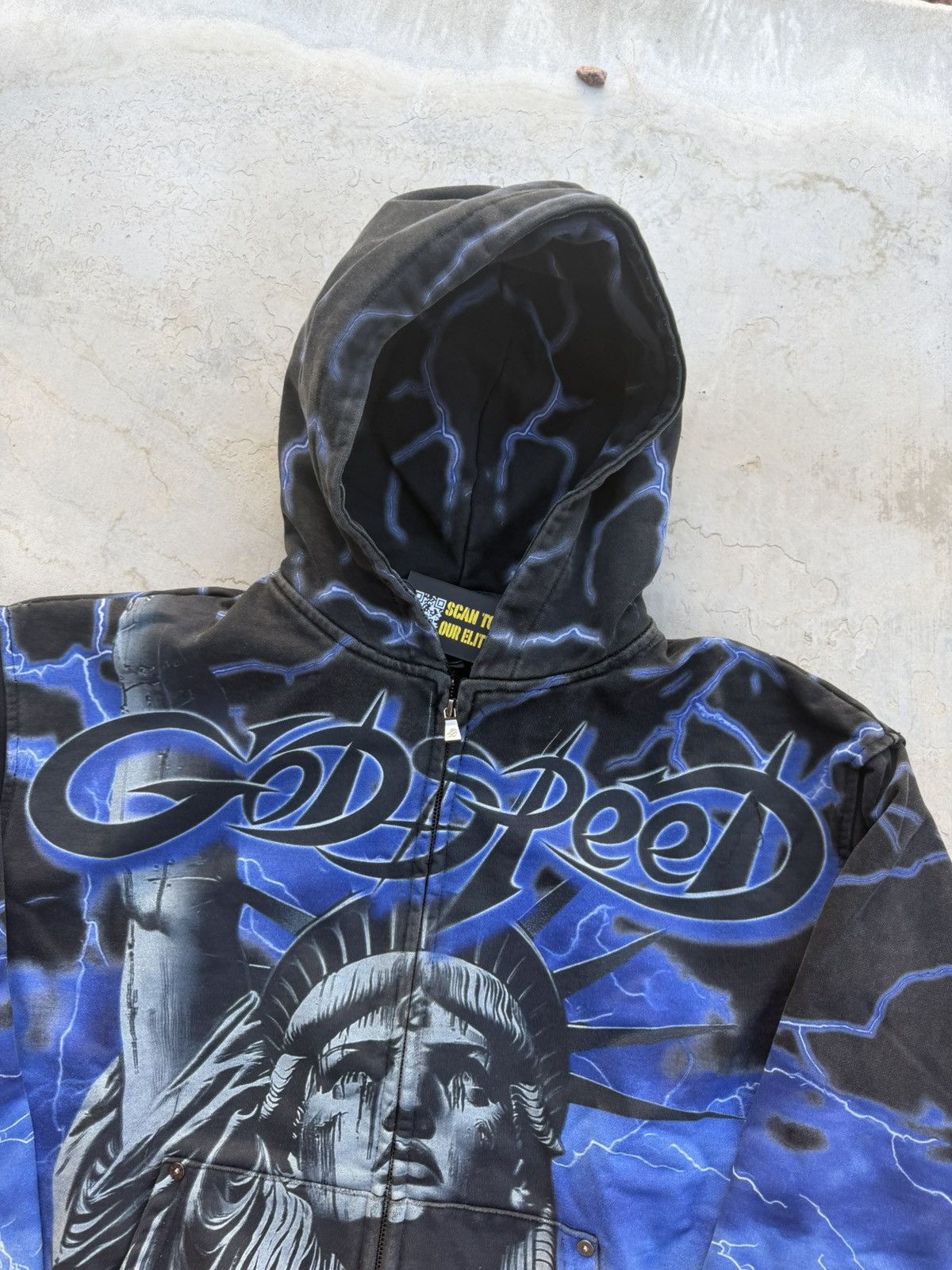Godspeed Godspeed Voltage Zip Hoodie Blue Size Large Brand New Size US L / EU 52-54 / 3 - 4 Thumbnail