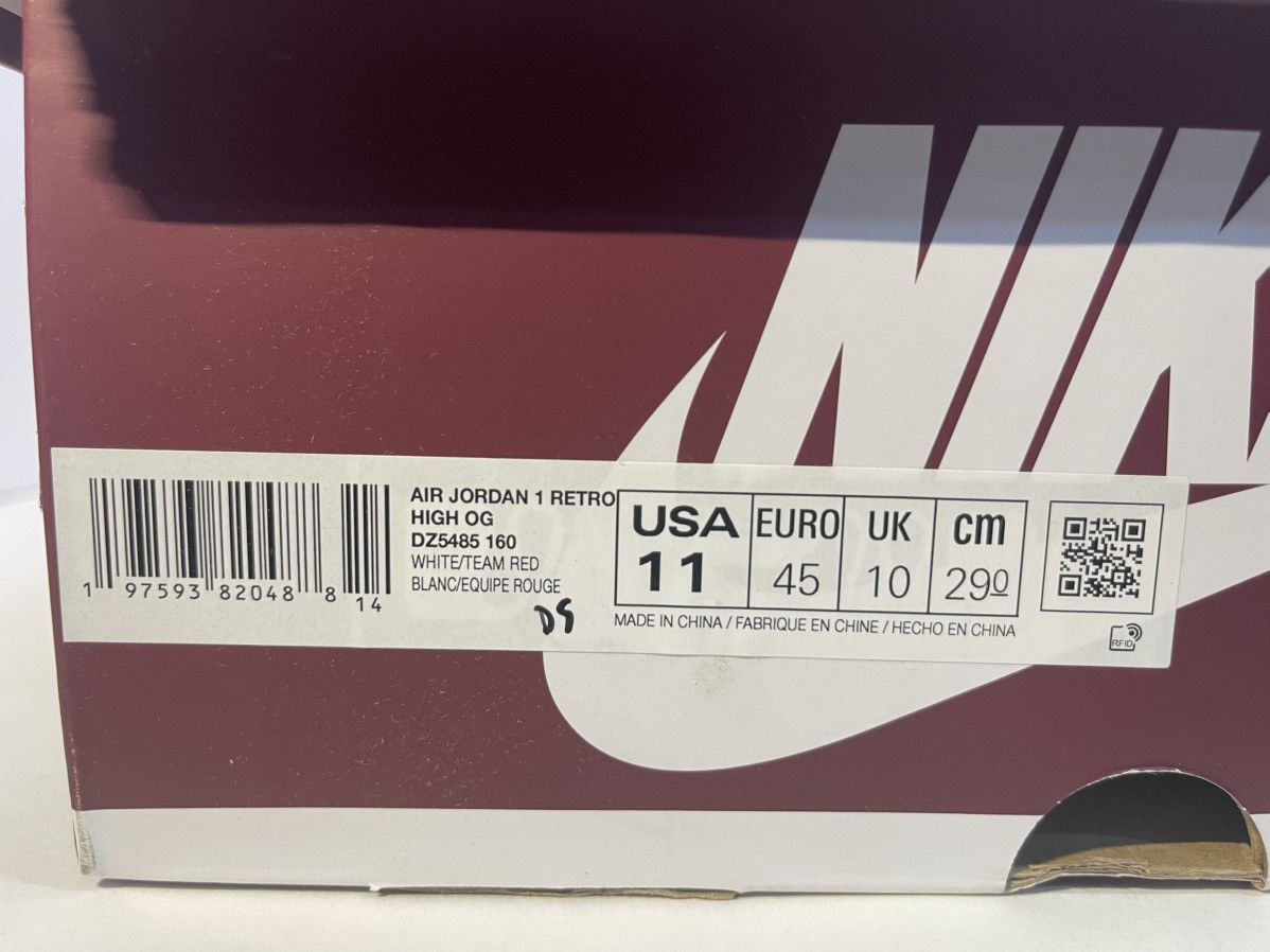 Jordan Brand Air Jordan 1 Retro High OG Artisanal Team Red Size 11 Mens Size US 11 / EU 44 - 7 Thumbnail
