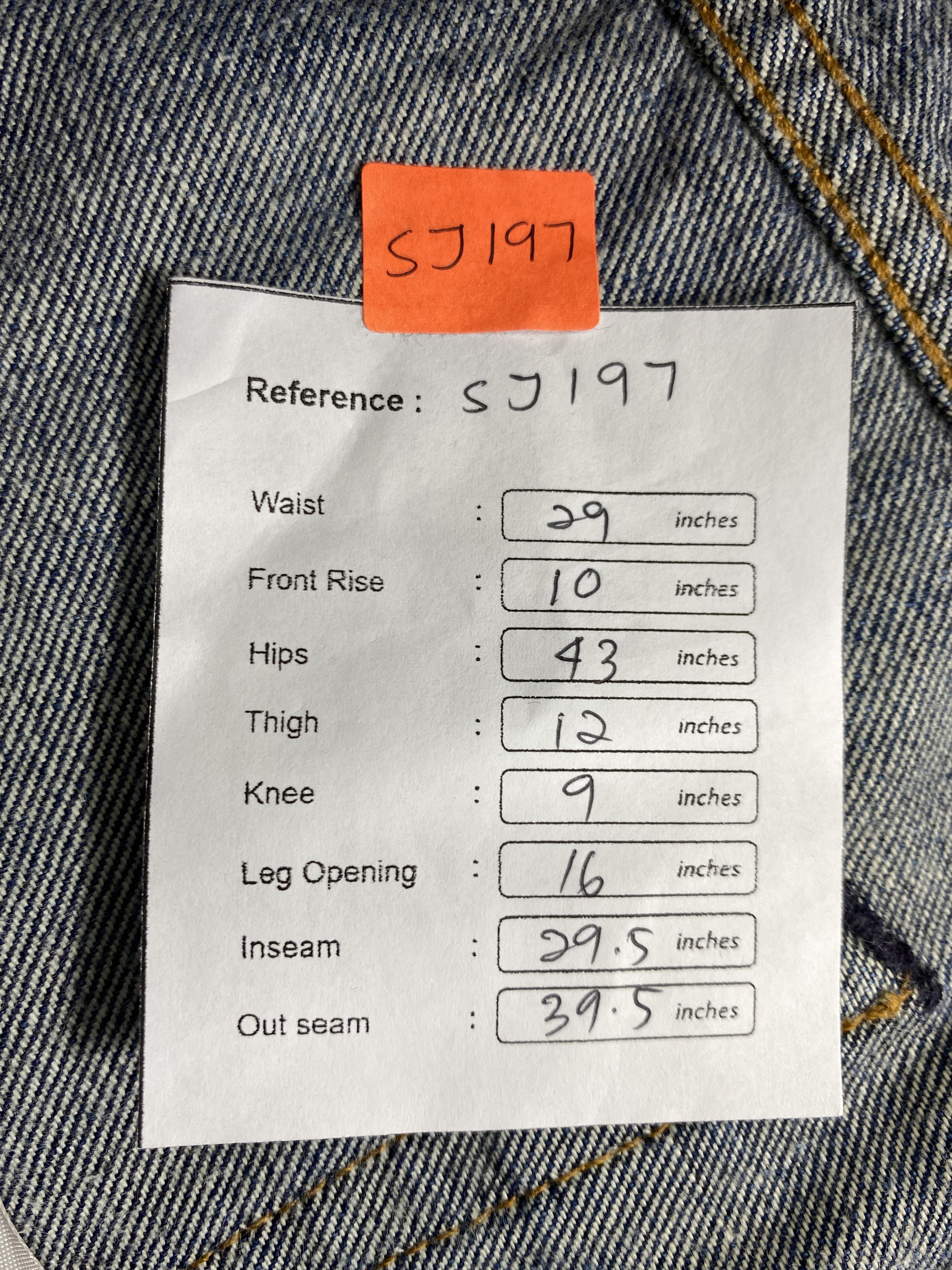 Hysteric Glamour Distressed Blue Levi's 503 Jeans 29x29.5 Denim -SJ197 Size US 29 - 8 Thumbnail