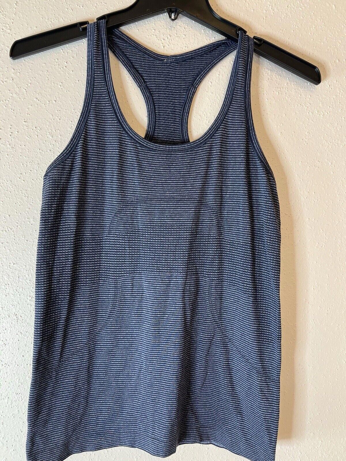 Designer Lululemon Swiftly Tech Racerback Heathered Navy Sz8 Size M / US 6-8 / IT 42-44 - 2 Thumbnail