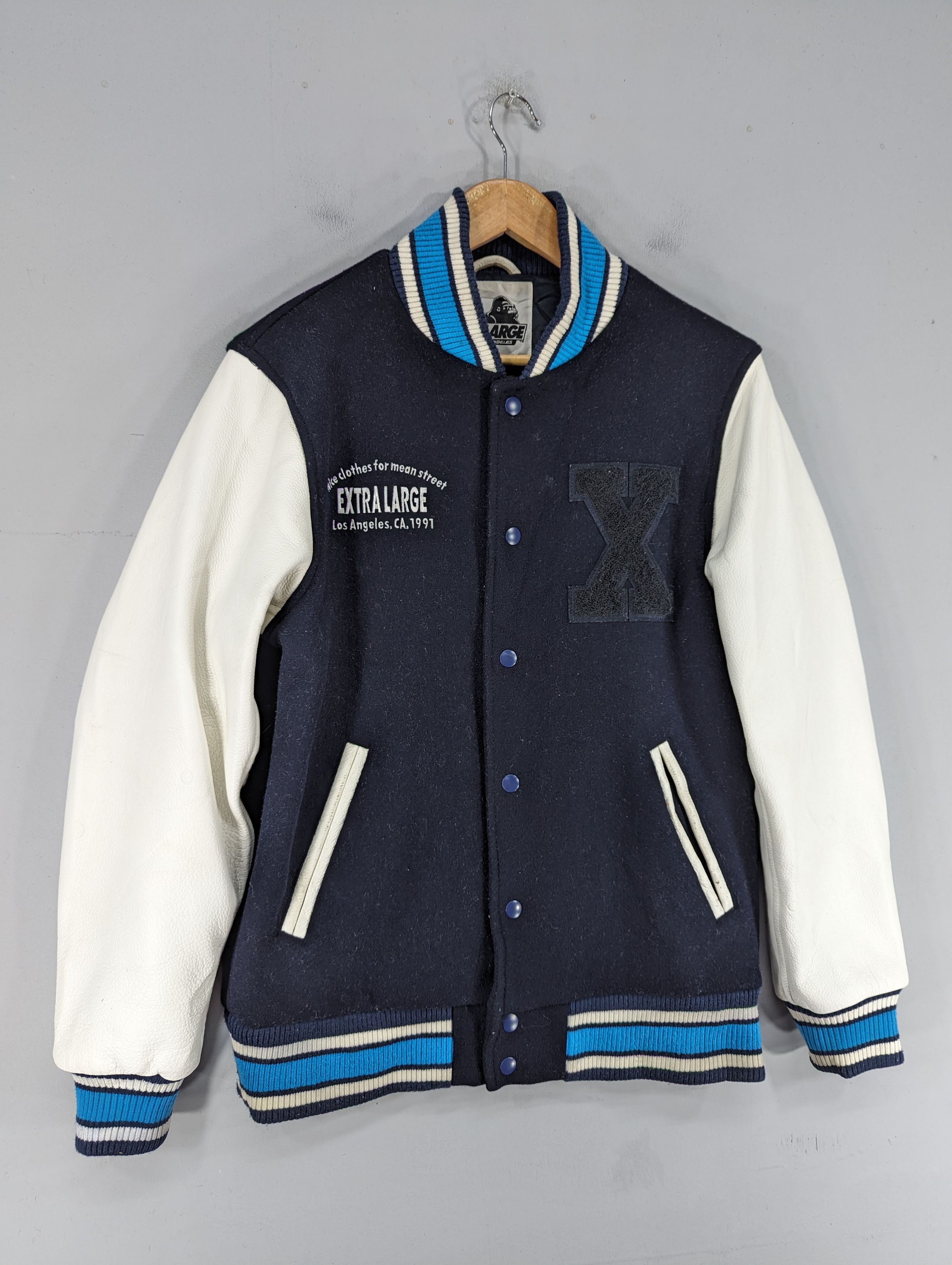 Xlarge 🔥RARE🔥Xlarge Los Angeles Sleeve Leather Varsity Jacket Size US M / EU 48-50 / 2 - 2 Thumbnail