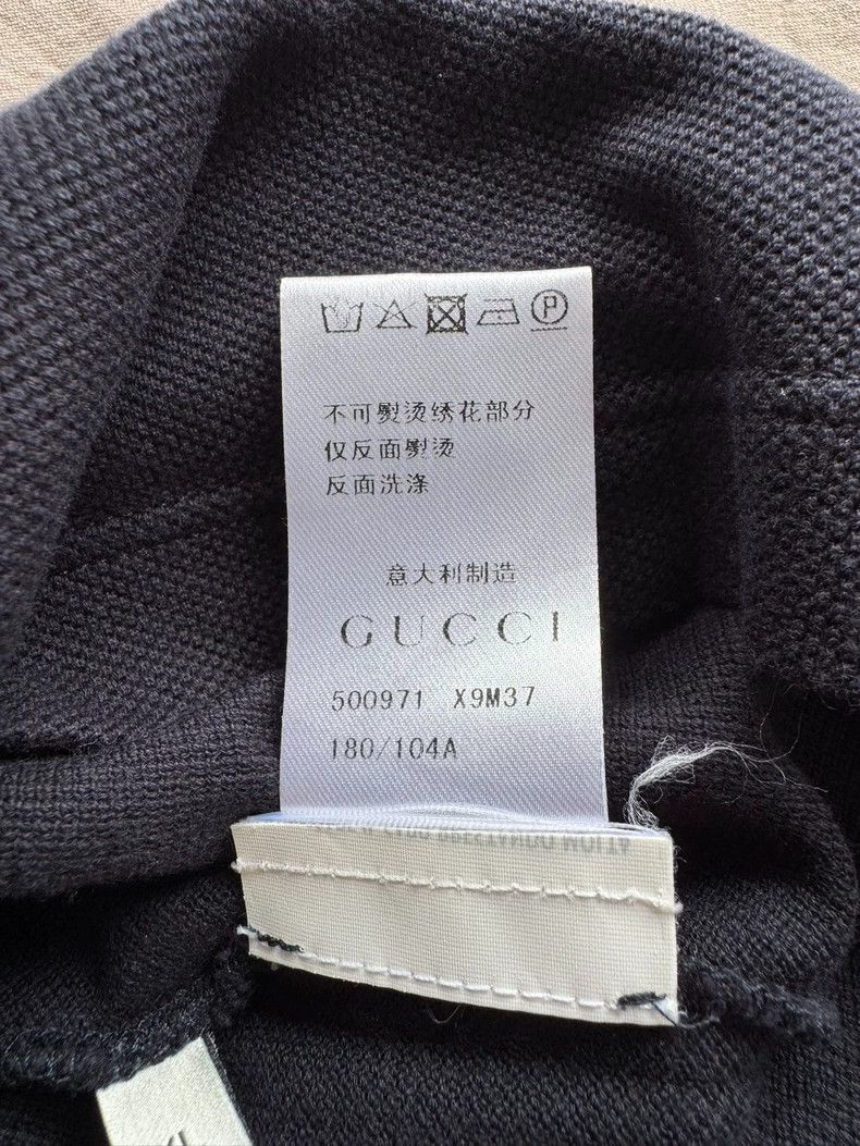 Gucci GucciLittle bee embroidery logo short-sleeved polo 2503-Nex Size US XL / EU 56 / 4 - 6 Thumbnail