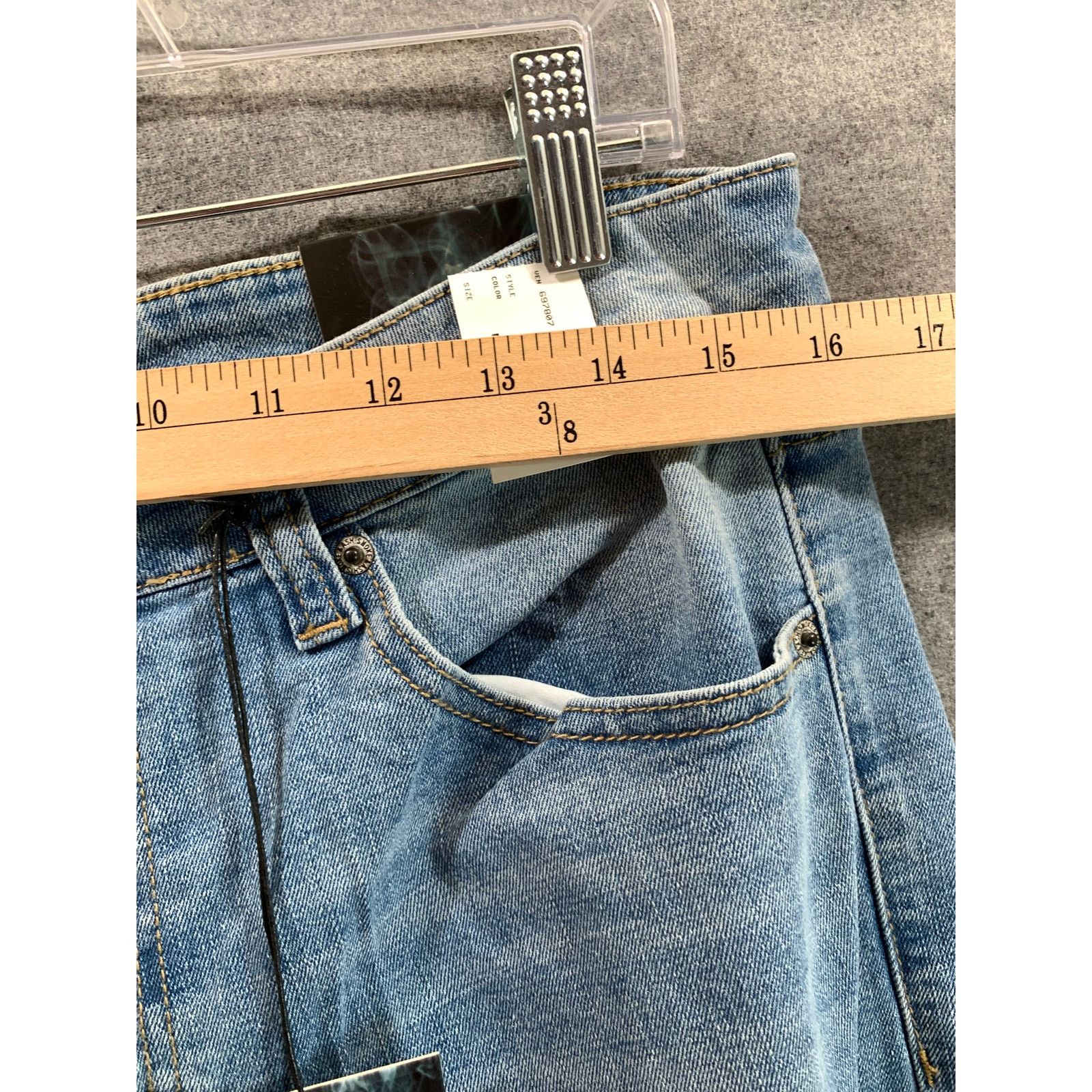 Other Smoke & Ash Men's Jeans Blue Denim Size 34 x 30 Size US 34 / EU 50 - 4 Thumbnail