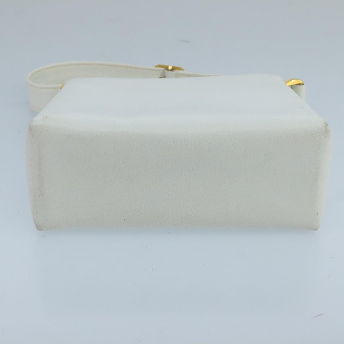 Gucci GUCCI Hand Bag Leather White Gold Size ONE SIZE - 5 Thumbnail
