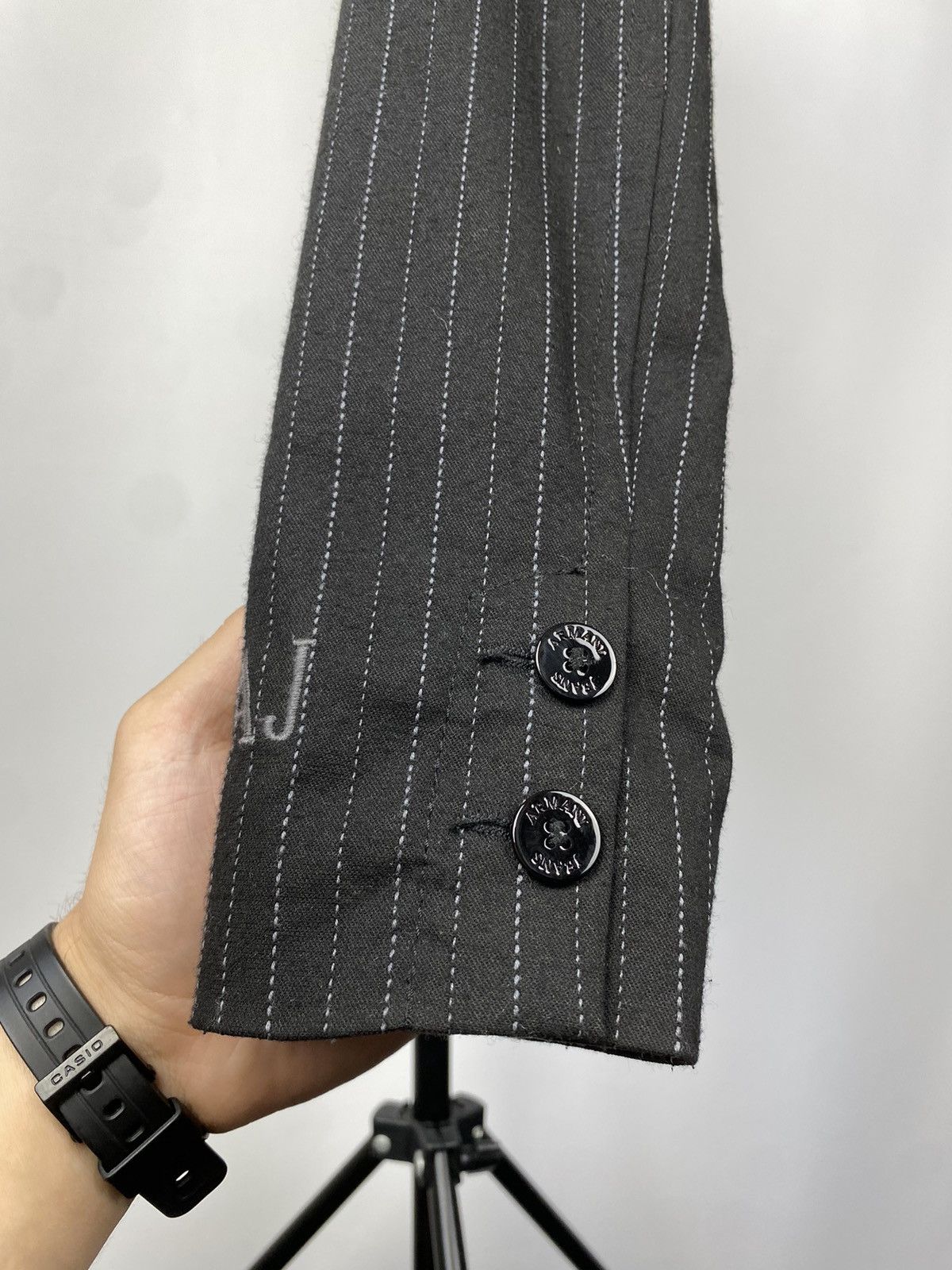 Armani 1990s ARCHIVE ARMANI BLAZER JACKET Size M / US 6-8 / IT 42-44 - 15 Thumbnail
