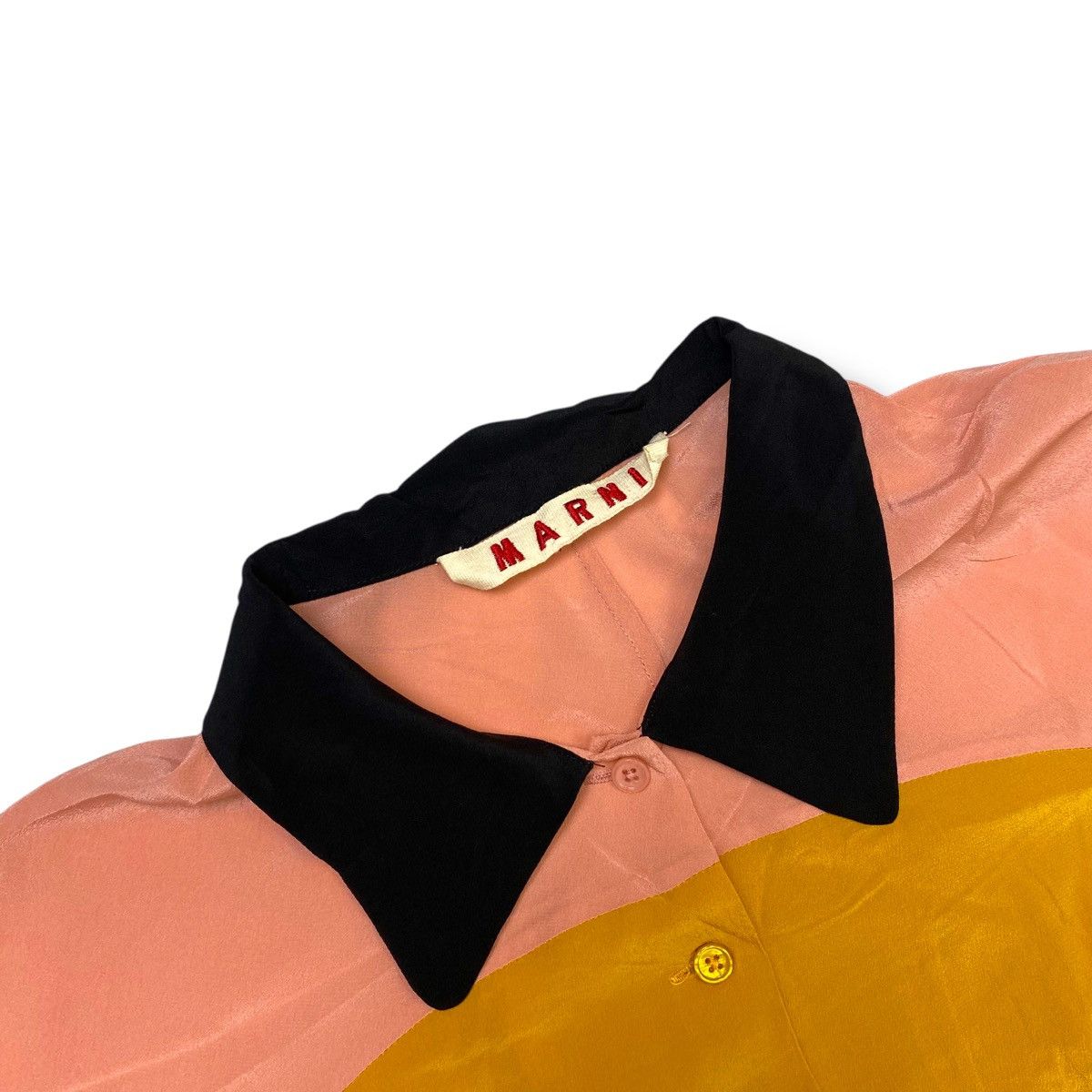 Marni MARNI silk material two tone button up shirt Size ONE SIZE - 4 Thumbnail