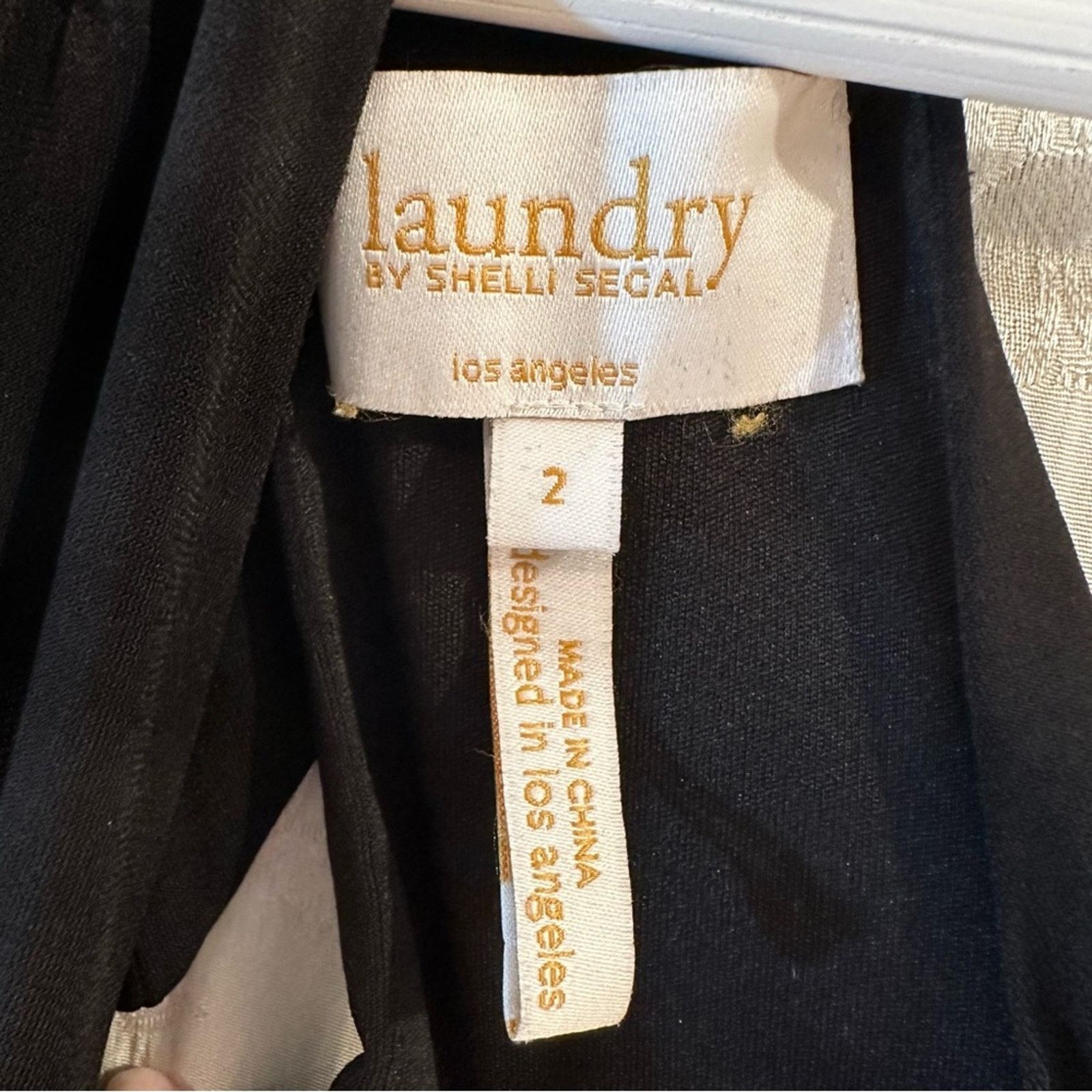 Laundry by Shelli Segal Laundry By Shelli Segal Black Halter Jumpsuit Size 2 Size 26" / US 2 / IT 38 - 3 Thumbnail