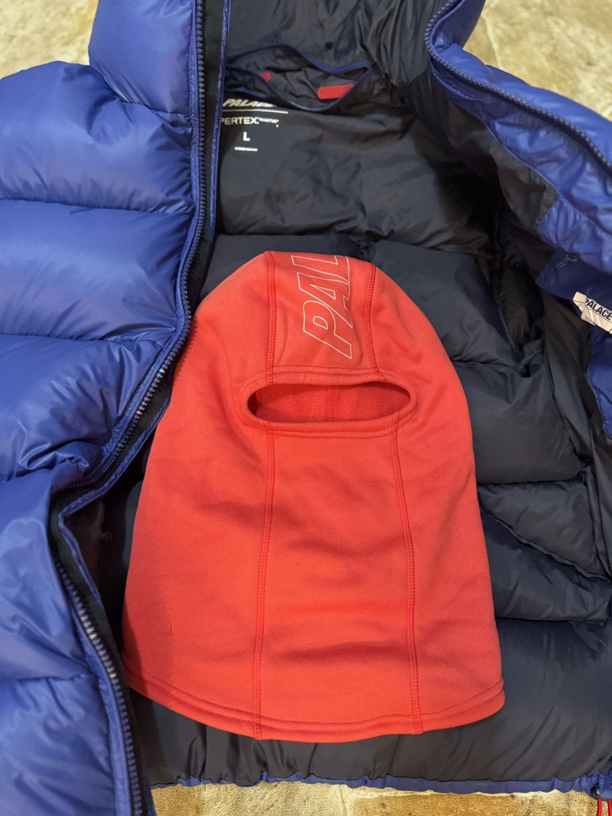 Palace PERTEX OPAQUE BALACLAVA PUFFER JACKET Size US L / EU 52-54 / 3 - 5 Thumbnail