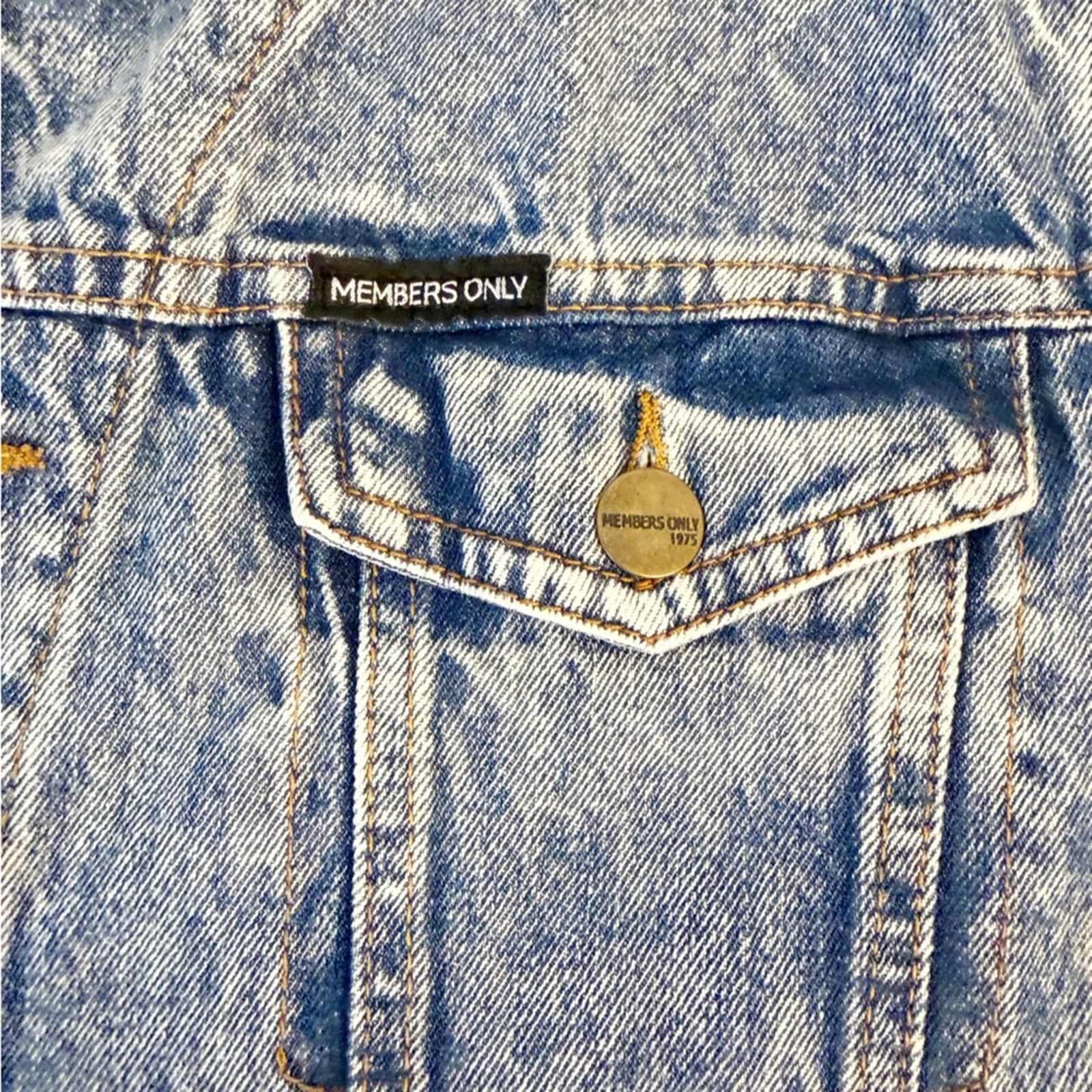 Members Only MEMBERS ONLY X NICKELODEON Denim Jacket 90’s Cartoon Collab Size S / US 4 / IT 40 - 5 Thumbnail