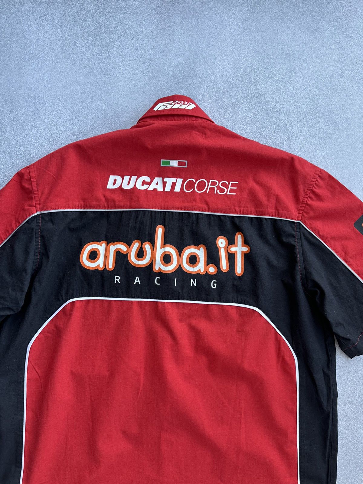 Ducati × Vintage Vintage Ducati Corse Short Sleeve Racing Buttons Shirt Size US L / EU 52-54 / 3 - 11 Thumbnail