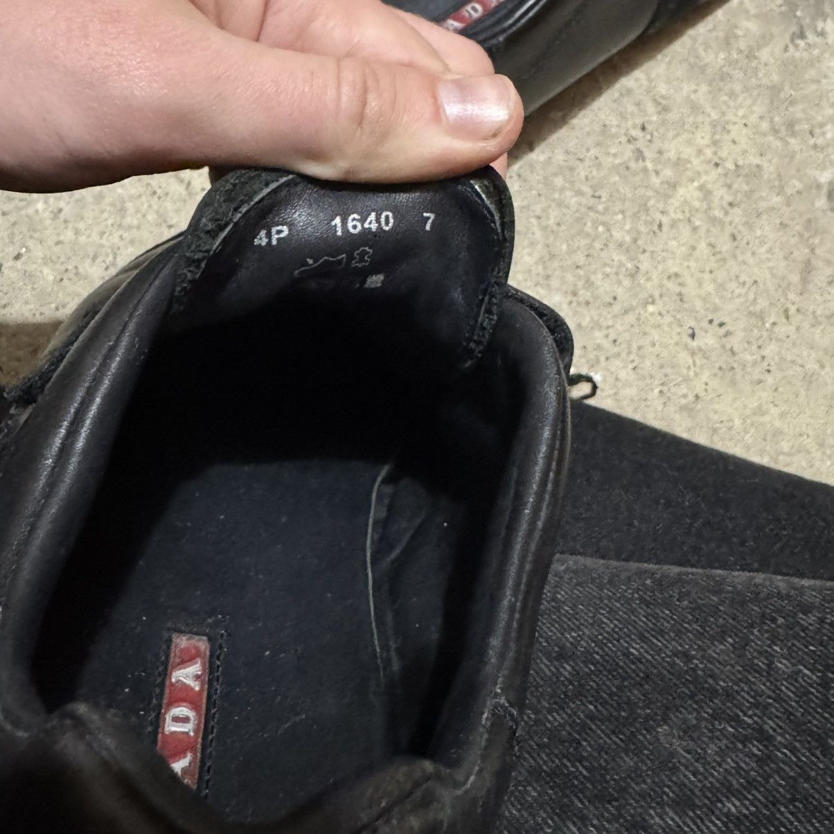 Prada × Vintage Vintage Prada black strap low sneakers Size US 7 / EU 40 - 9 Thumbnail