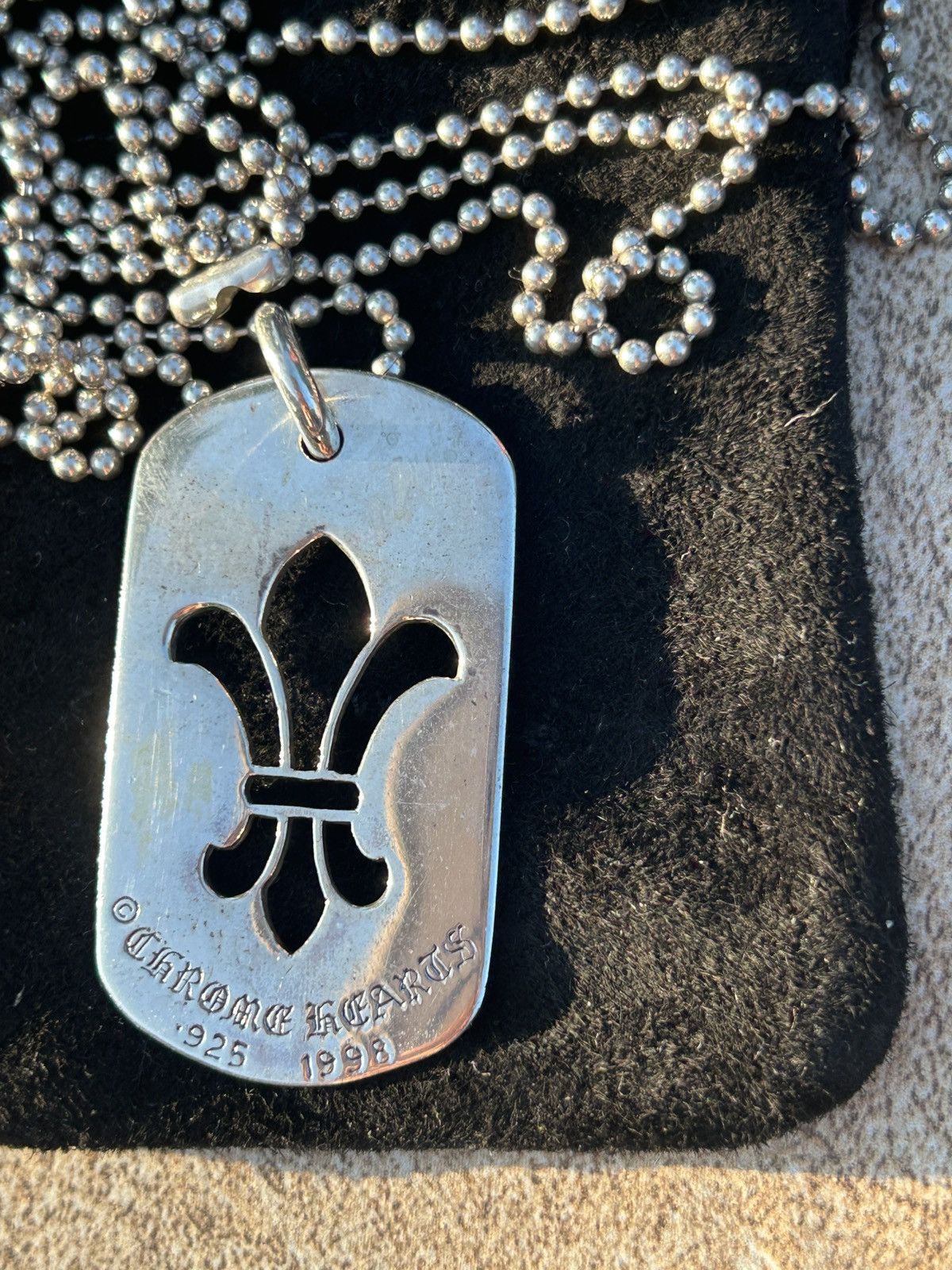 Chrome Hearts Chrome Hearts Las Vegas Dog Tag Chain | Grailed