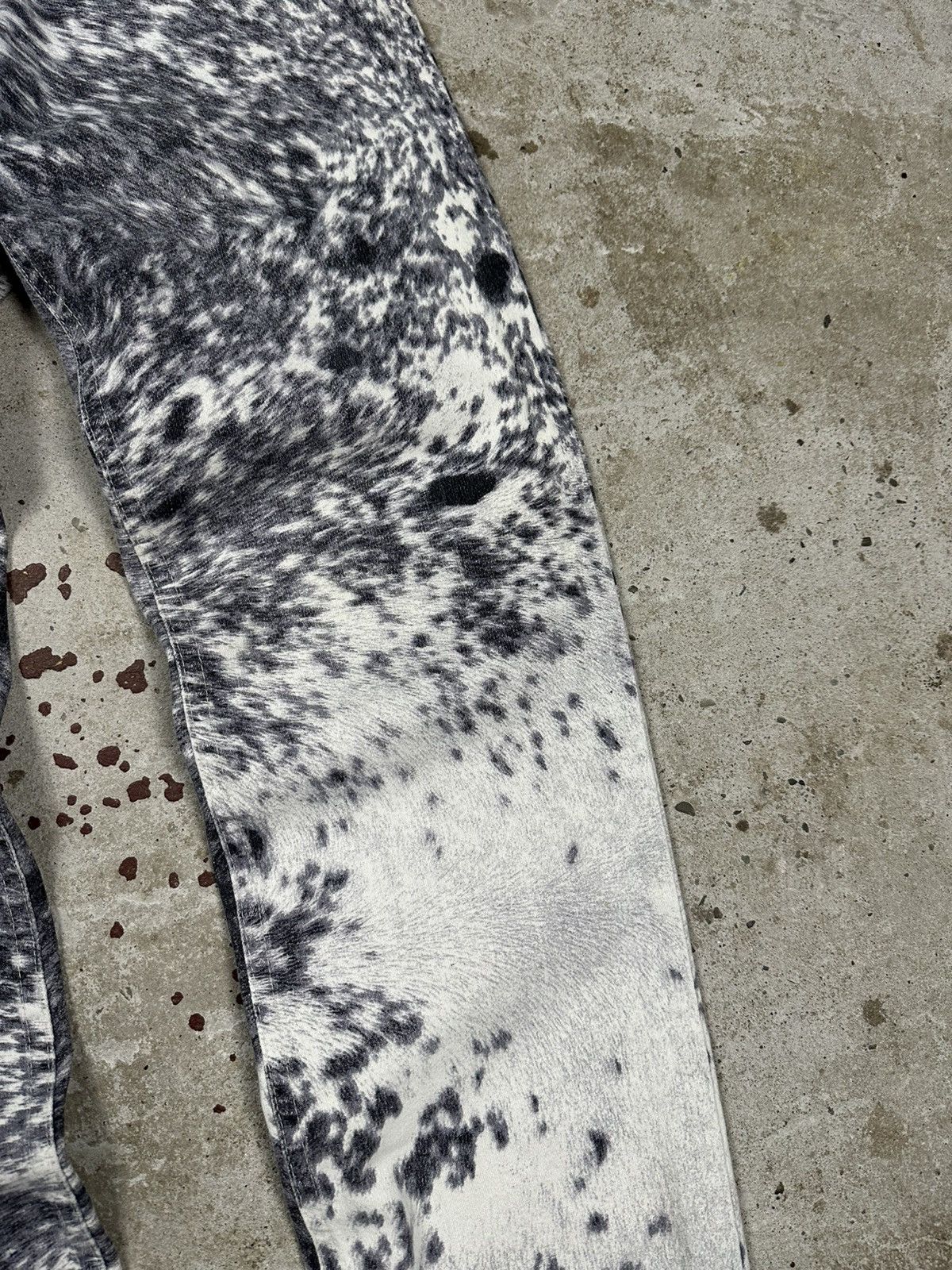 Roberto Cavalli FW1999 Roberto Cavalli Furry Cawprint Movement Pants Size 29" - 6 Thumbnail