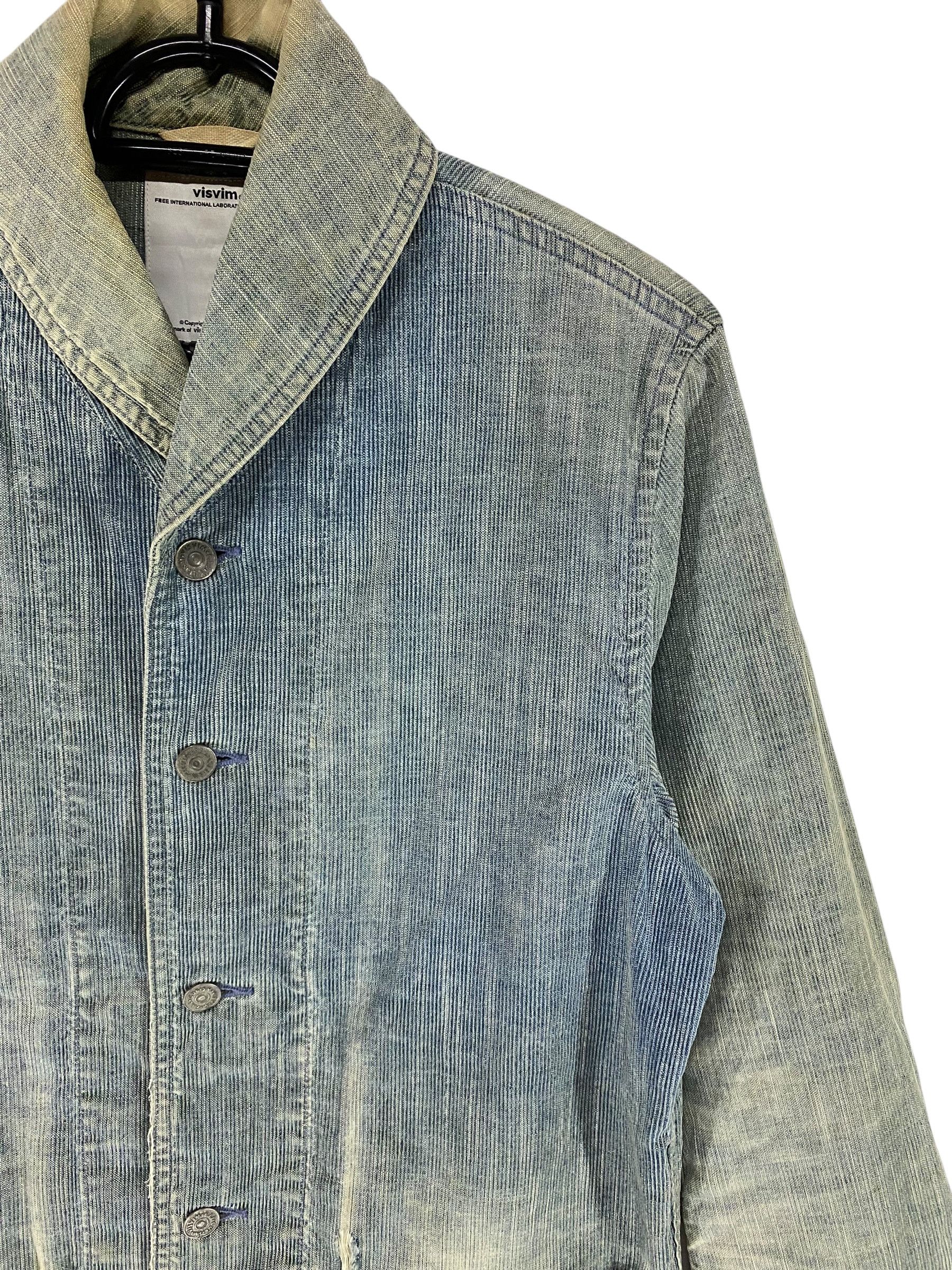 Visvim Visvim shawl collar distressed USN chore jacket Size US S / EU 44-46 / 1 - 5 Thumbnail