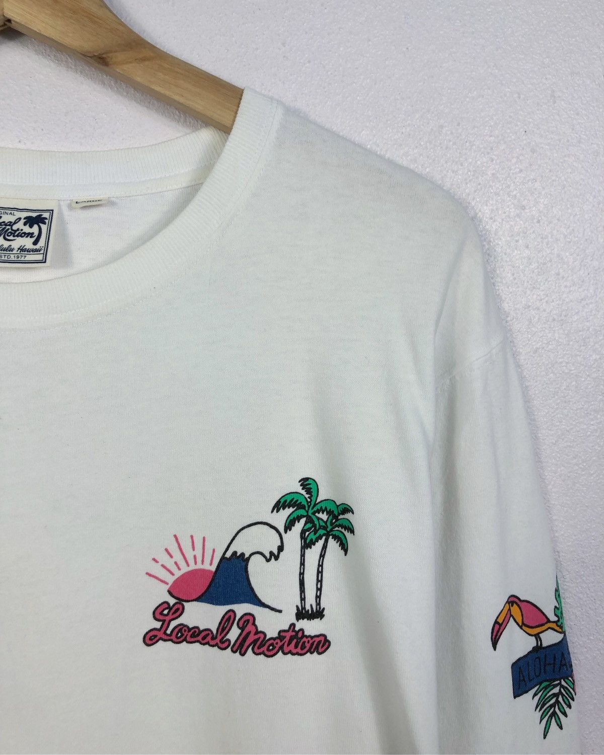 Vintage Rare Vintage Local Motion Surf LS Tee Size US L / EU 52-54 / 3 - 3 Thumbnail