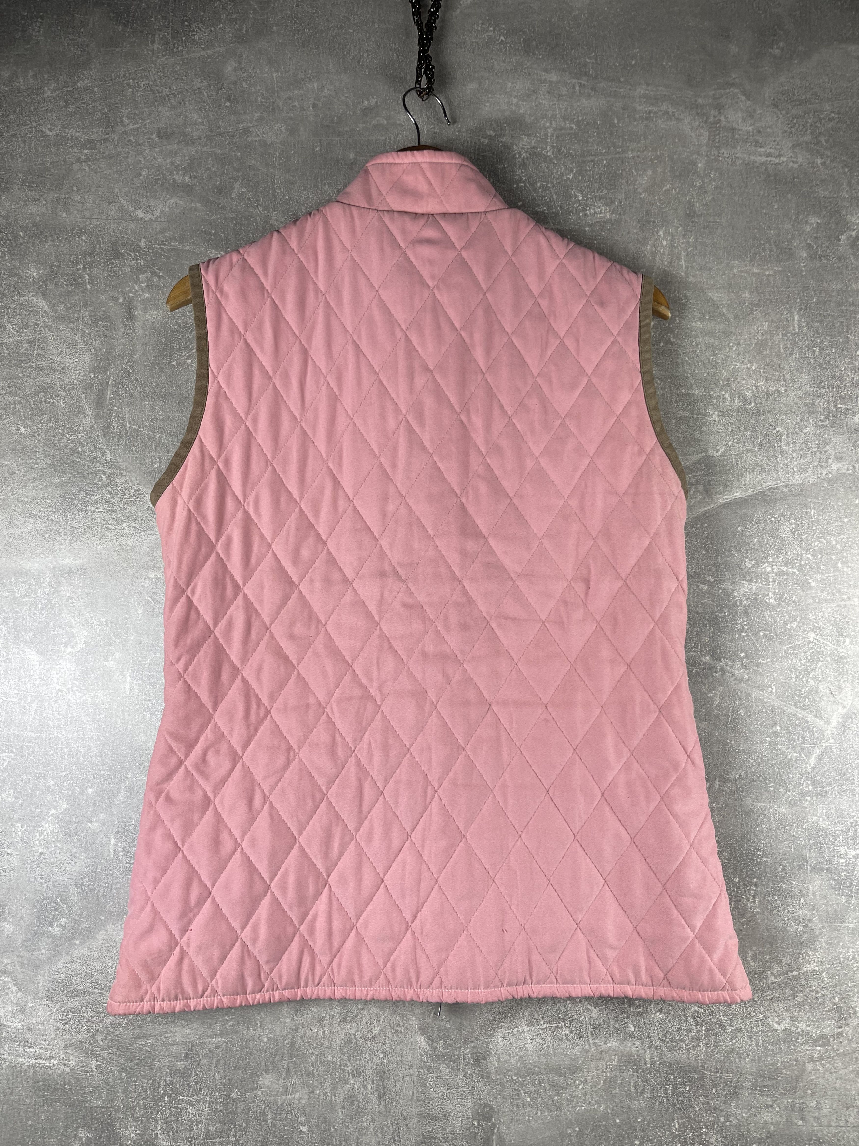 Barbour Vintage Barbour pink nylon puffer vest Size XS / US 0-2 / IT 36-38 - 7 Thumbnail