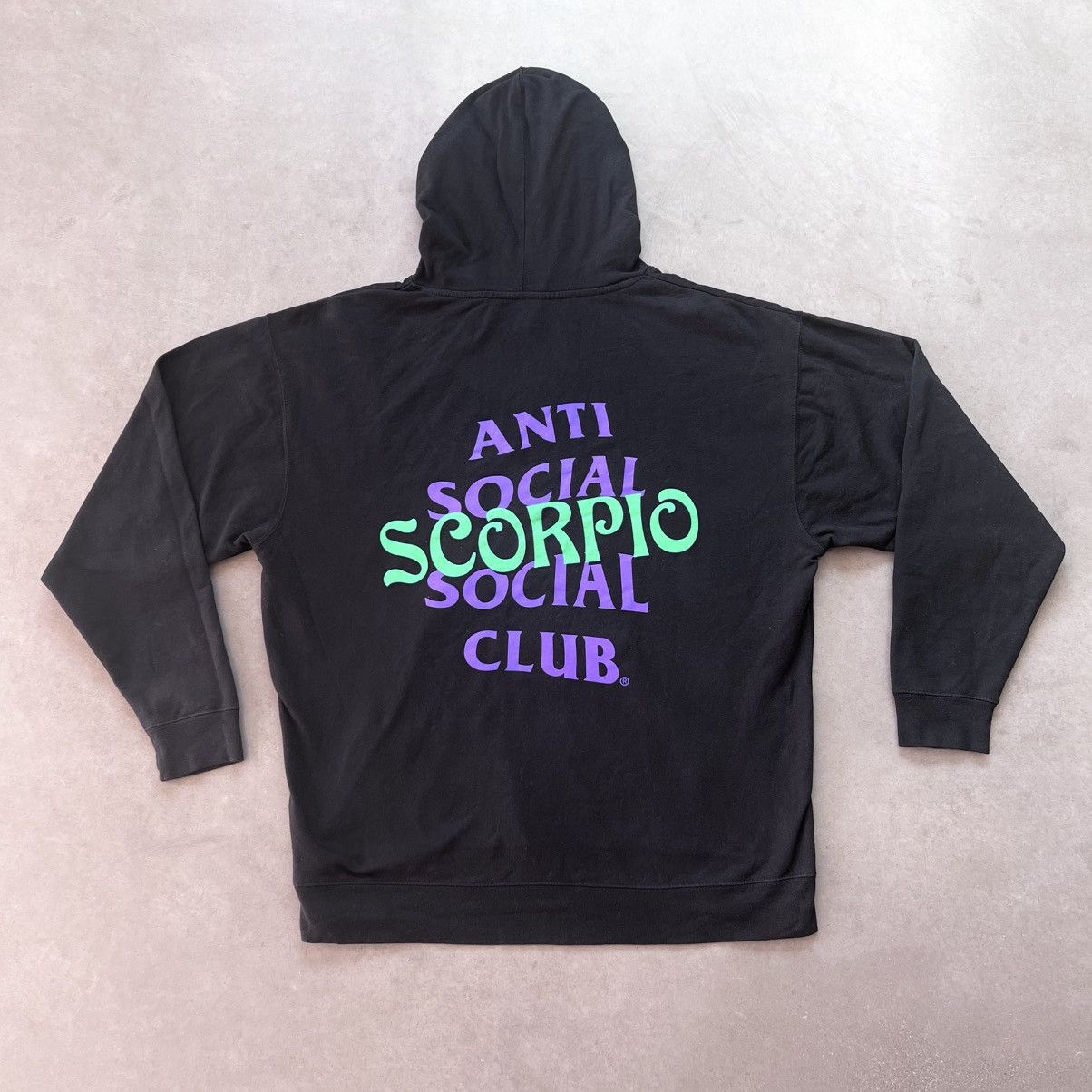 Anti Social Social Club 🖤 ASSC SCORPIO HOODIE - ASTROLOGY ZODIAC COLLECTION 2021 Size US XL / EU 56 / 4 - 12 Thumbnail