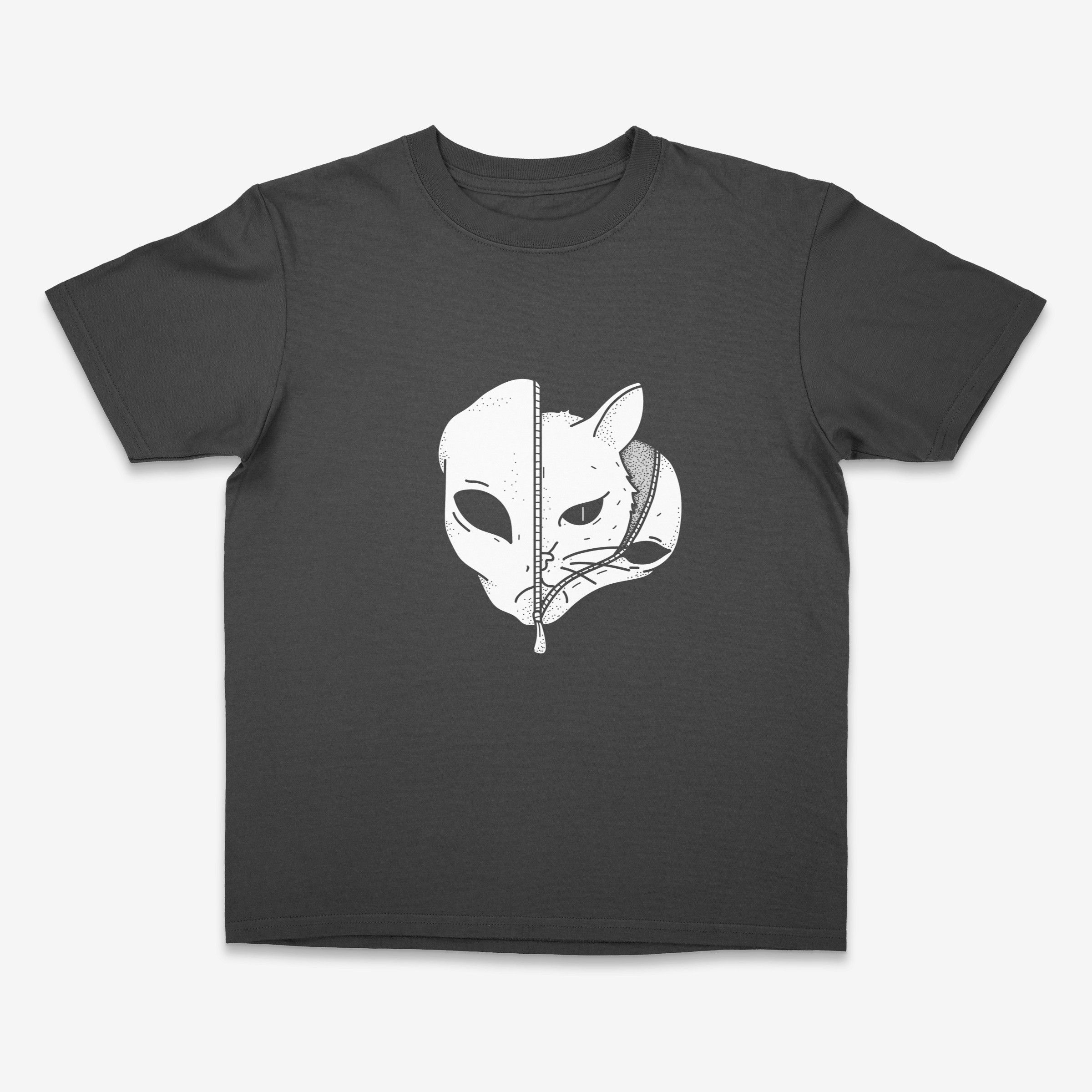 Vintage Alien Cat Graphic T-Shirt Size US XL / EU 56 / 4 - 1 Thumbnail