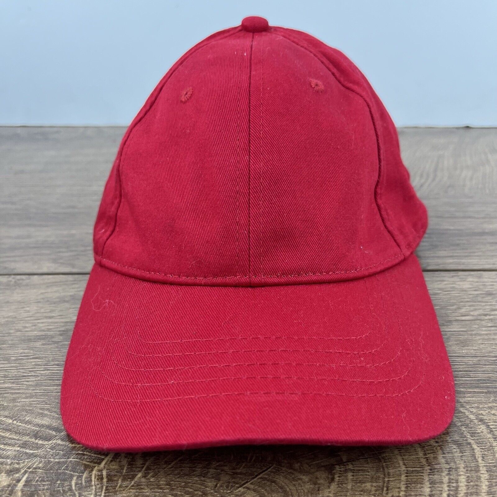 Other Plain Red Baseball Hat Red Hat Adjustable Hat Red Adult Hat Size ONE SIZE - 1 Thumbnail