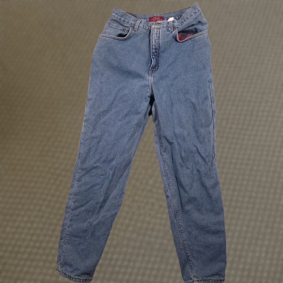 Vintage VINTAGE LIMITEDjeans Jeans Womens 12R Blue High Rise Lined Tapered Denim 90s Size 34" / US 12 / IT 48 - 1 Thumbnail