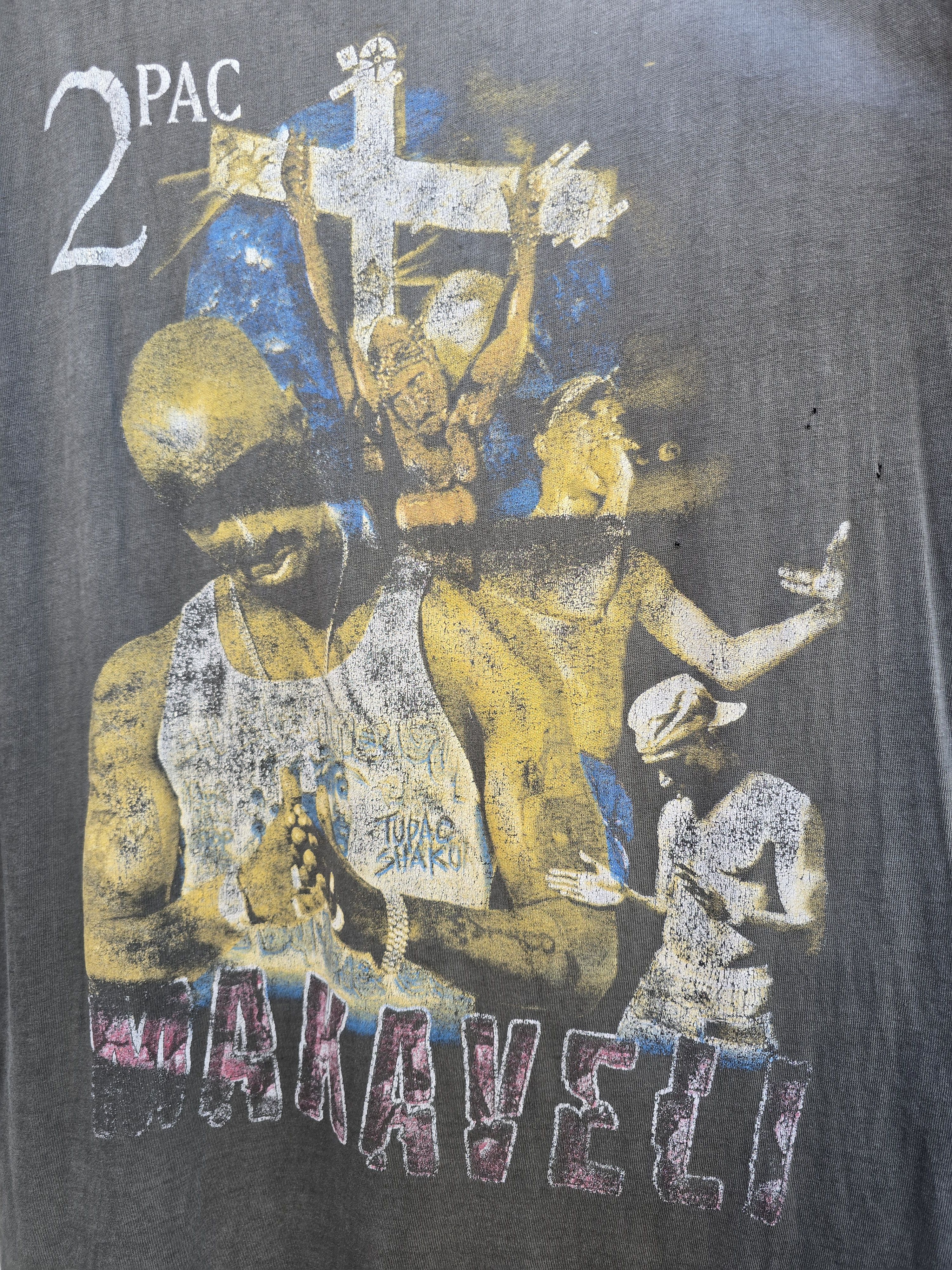Vintage Vintage 1997 Tupac Shakur "Gridlock'd" Movie Promo Tee Size US XL / EU 56 / 4 - 4 Thumbnail