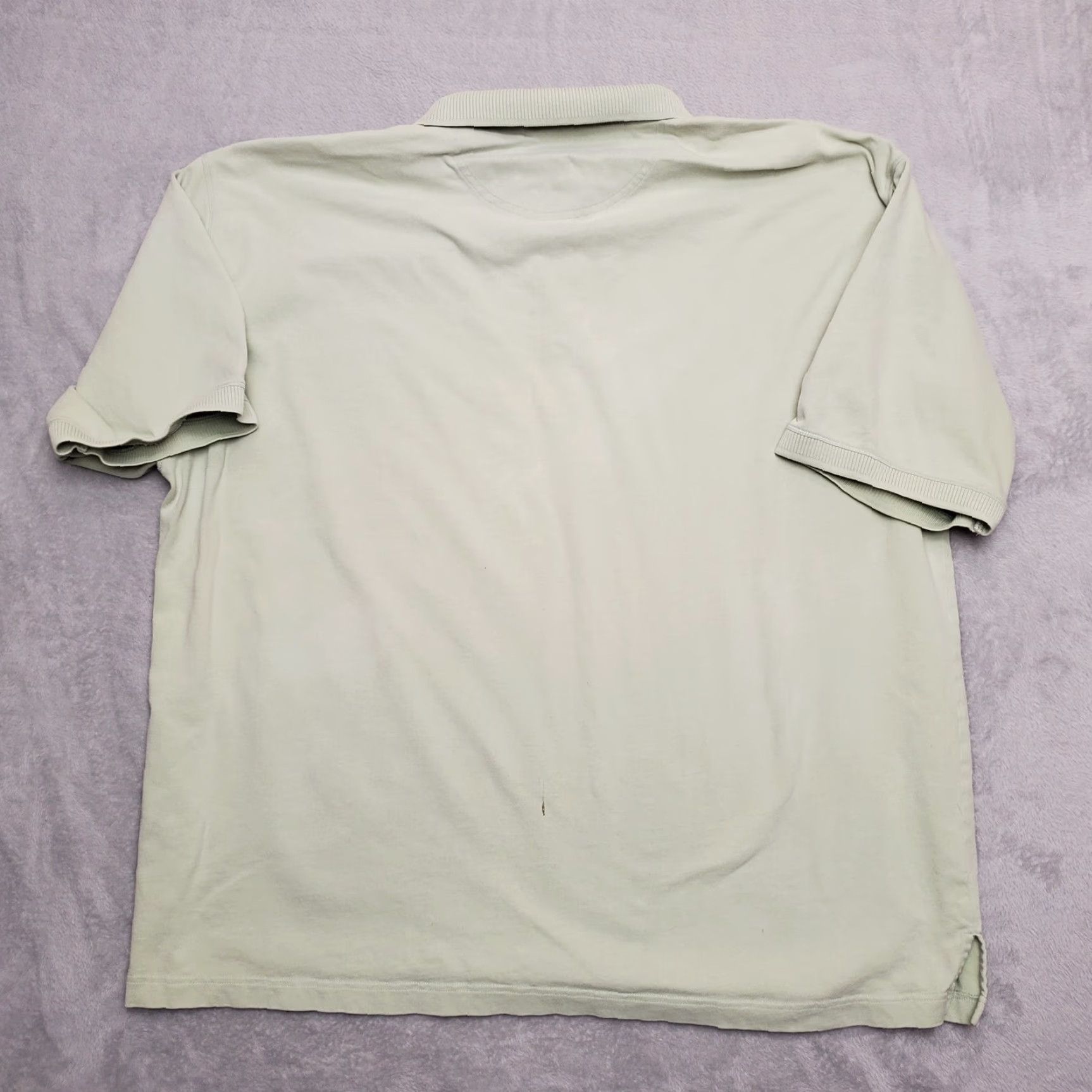 Tommy Bahama VINTAGE Tommy Bahama Shirt Mens 2XL Polo Green 100% Cotton Casual Golf Summer Dad Embroidered Logo Short Sleeve Button Collared Knit Fabric Mens Size US XXL / EU 58 / 5 - 2 Thumbnail