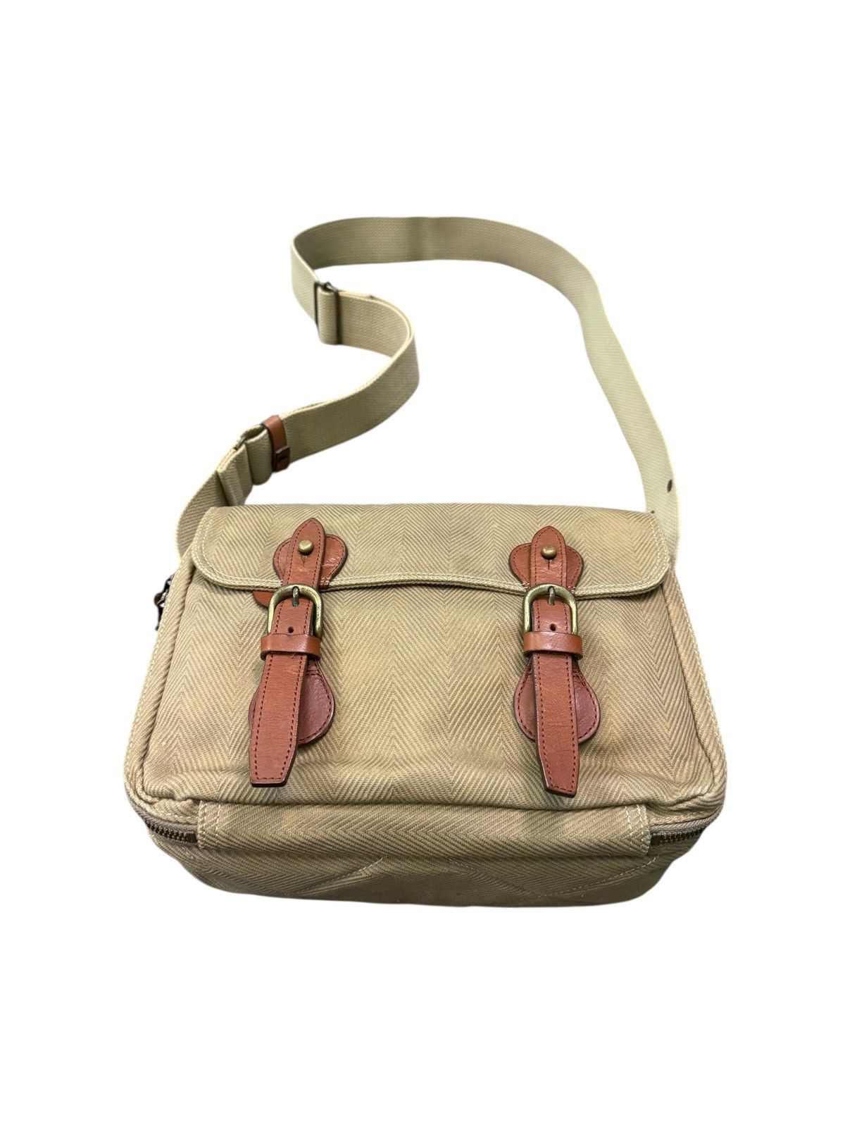 Japanese Brand RARE VINTAGE SILVER LAKE CLUB DUCK CANVAS CROSSBODY BAG Size ONE SIZE - 3 Thumbnail