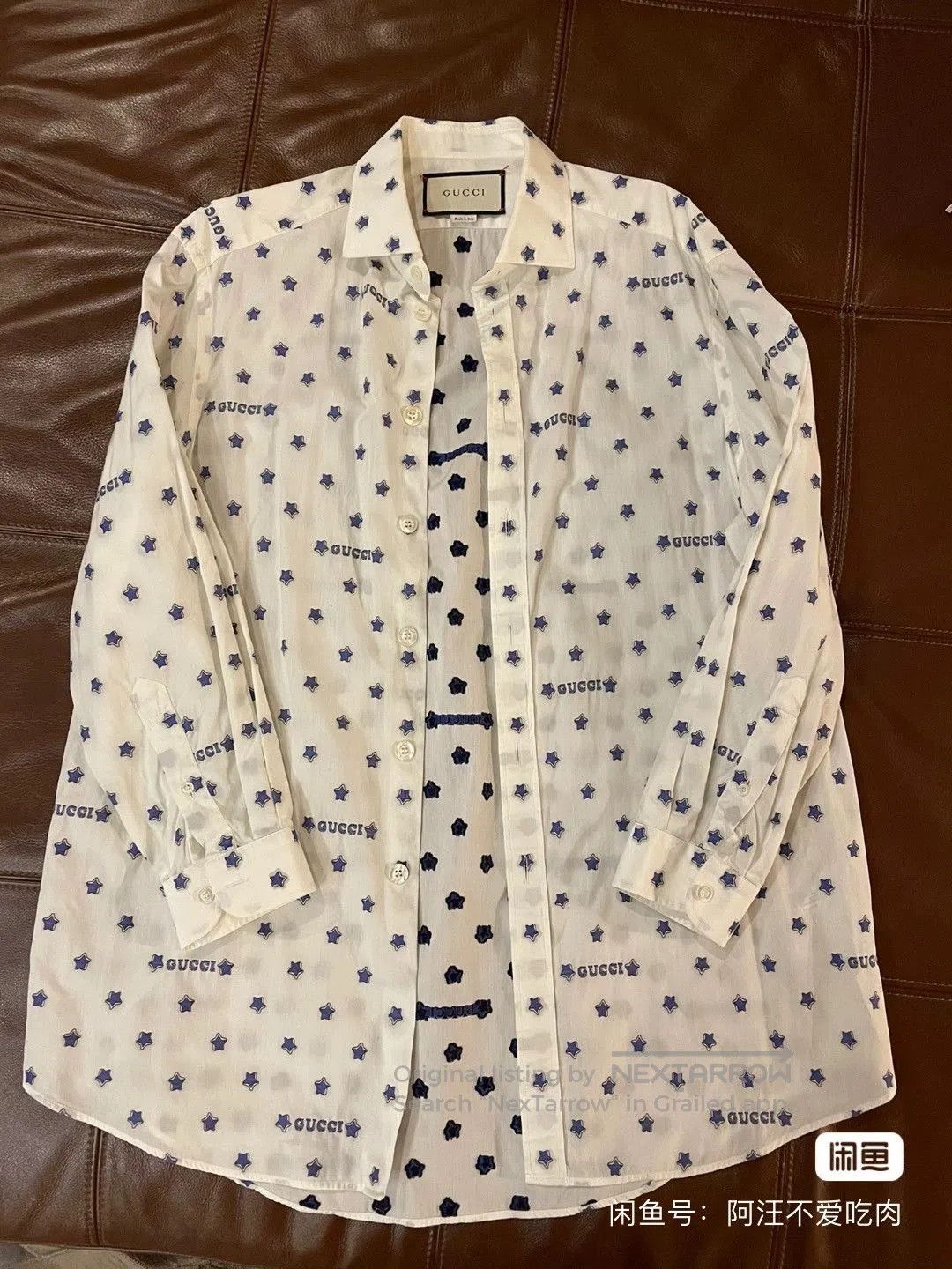 Gucci gucci oversized star pattern button-up shirt. Size US XXL / EU 58 / 5 - 1 Thumbnail