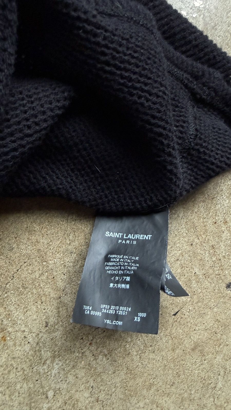 Saint Laurent Paris Hedi Slimane Saint Laurent Waffle Knit Tank Top Size US M / EU 48-50 / 2 - 4 Thumbnail