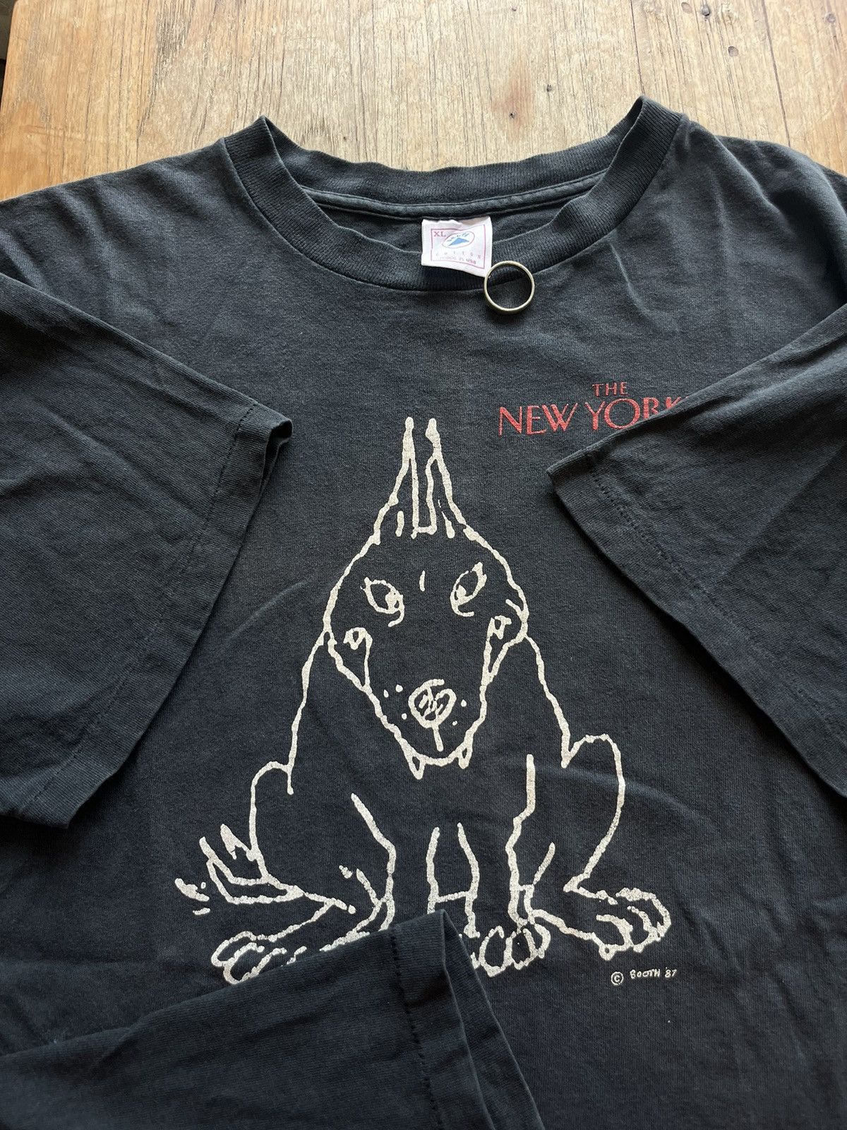 Vintage Vintage THE NEW YORKER 87’s by BOOTH T-shirt Size US XL / EU 56 / 4 - 8 Thumbnail