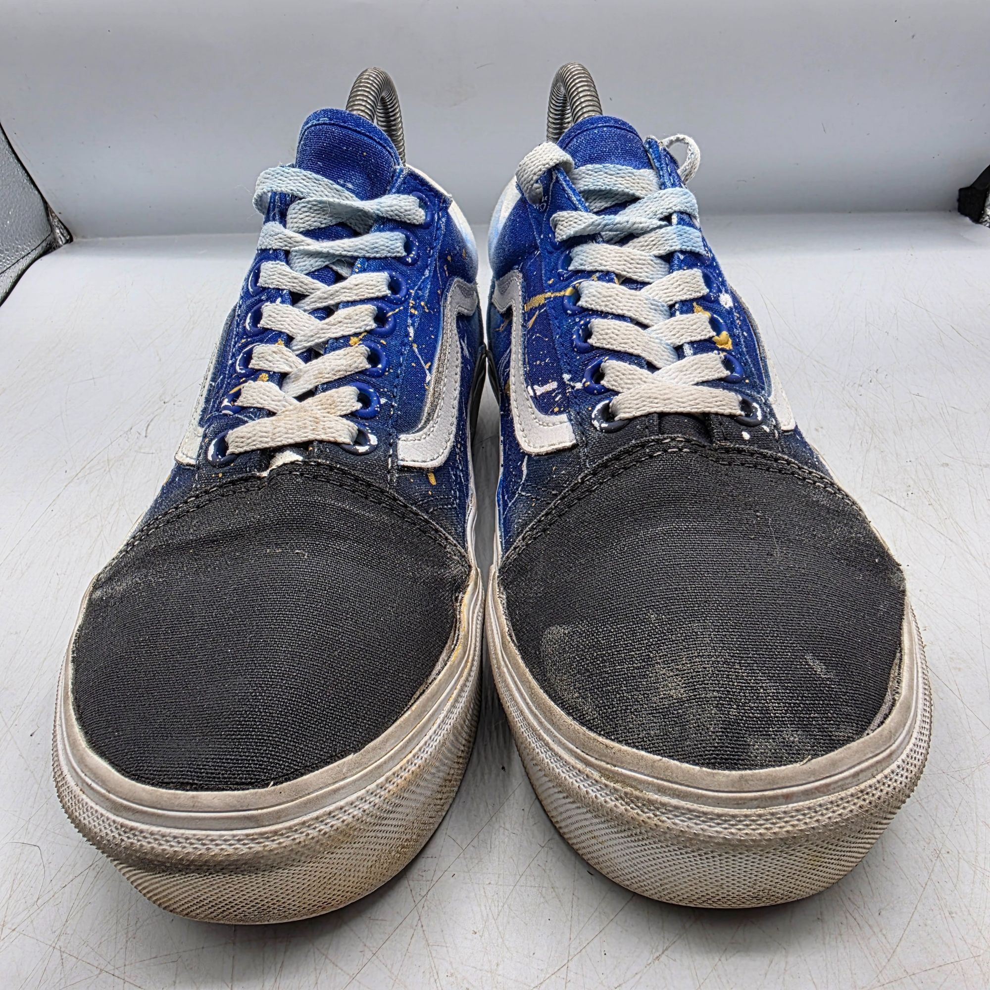 Vans Vans Off The Wall Womens Size 8 Blue Black Sneaker Shoes Wal Size US 8 / IT 38 - 14 Thumbnail
