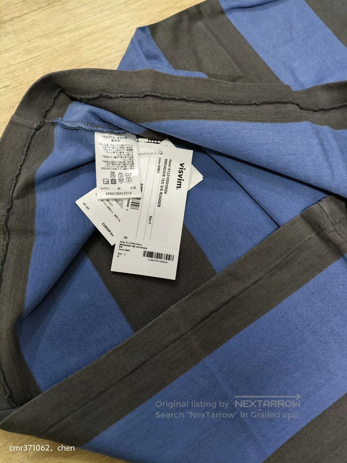 Visvim VISVIM 23SS BROADER TEE S/S RUGGER. Size US M / EU 48-50 / 2 - 6 Thumbnail