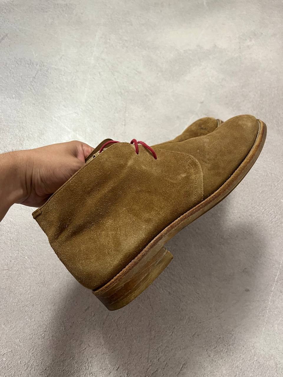 If Six Was Nine Vintage As 98 Guidi style Faded Biker High Boots Size US 10 / EU 43 - 14 Thumbnail
