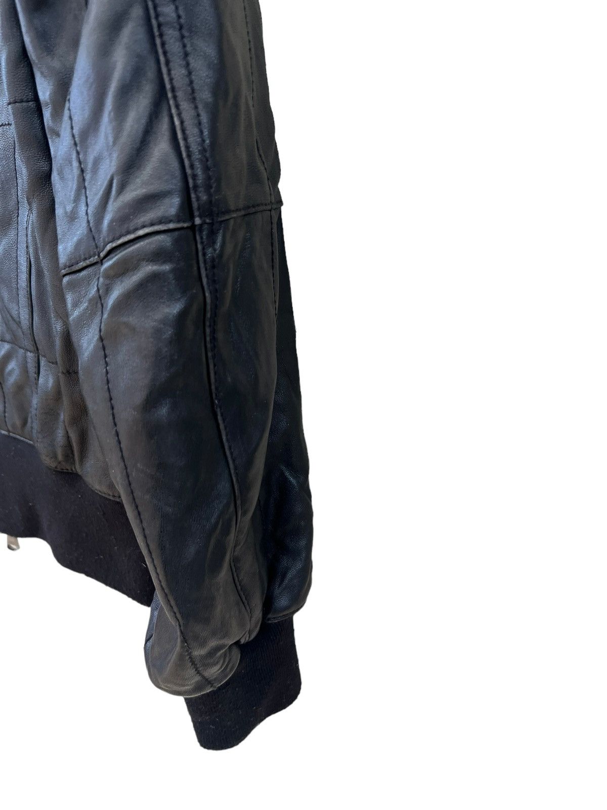 John Varvatos FA/14 John Varvatos Black Sheep Skin Leather Jacket Hoodie Size US S / EU 44-46 / 1 - 17 Thumbnail